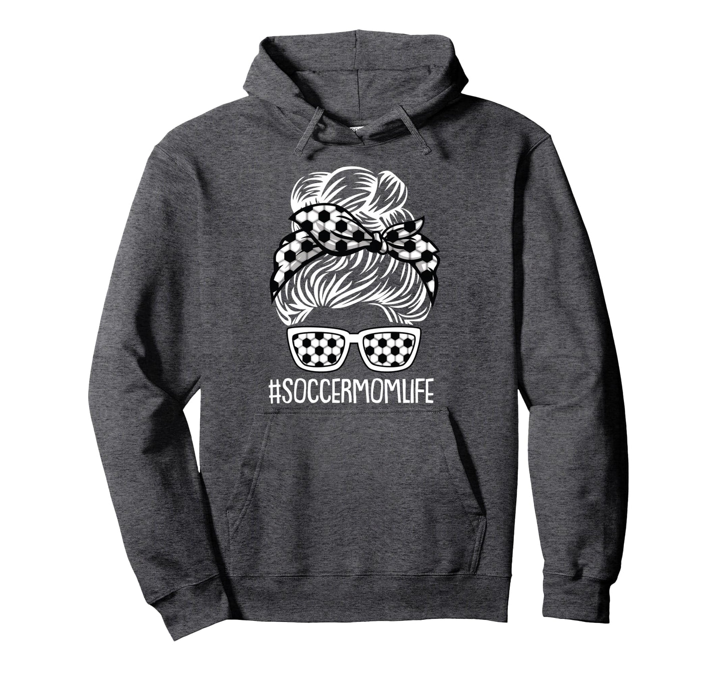 Soccer Mom Life Mothers Day Sport Lover Hoodie - Unique Graphic Men Women - T-Shirt, Sweatshirt, Hoodie