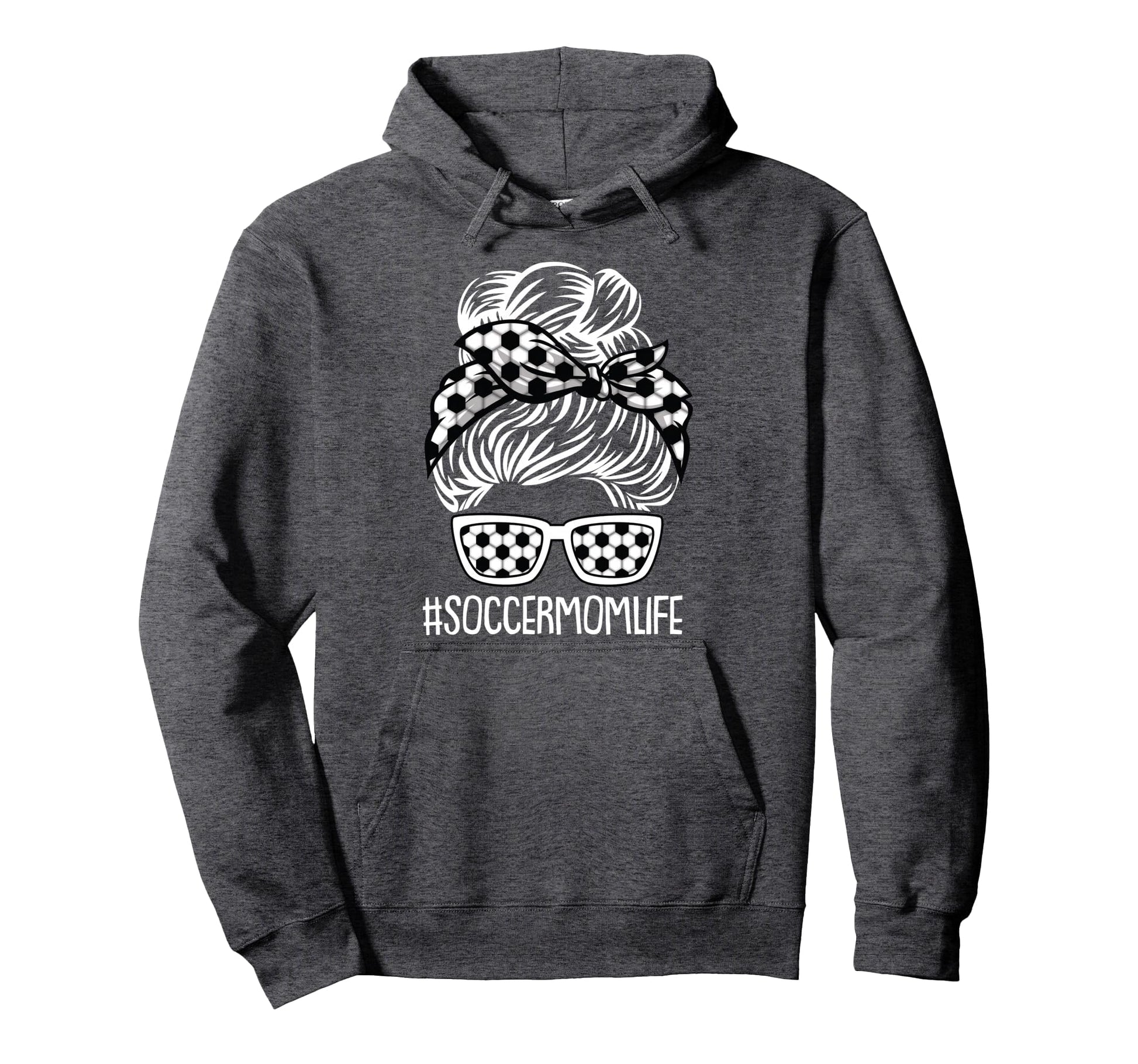 Soccer Mom Life Mothers Day Sport Lover Hoodie - Unique Graphic Men Women - T-Shirt, Sweatshirt, Hoodie