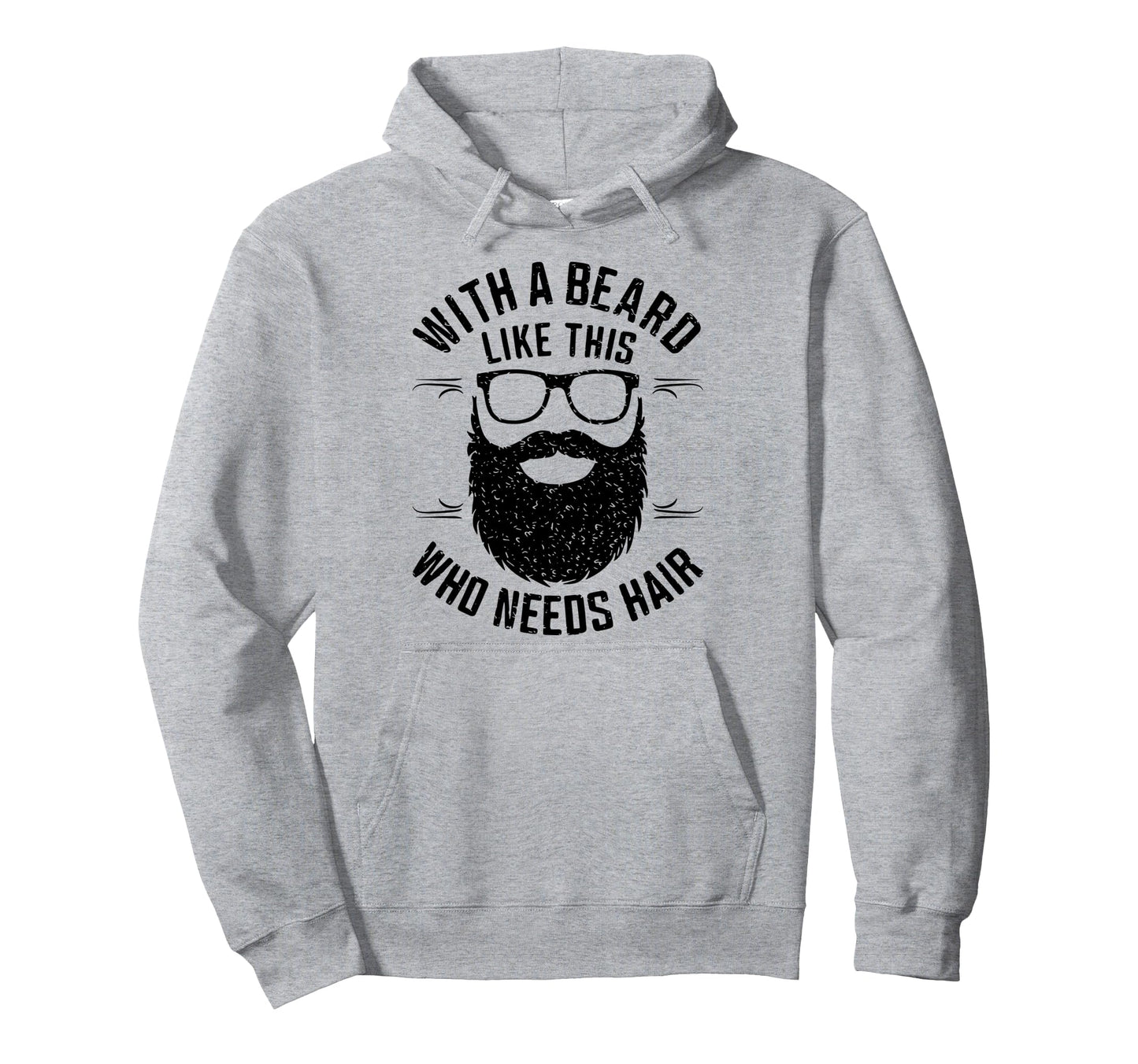 Bearded Lover Daddy Funny Beard Dad Hoodie - Trendy Graphic for Adults - T-Shirt, Sweatshirt, Hoodie