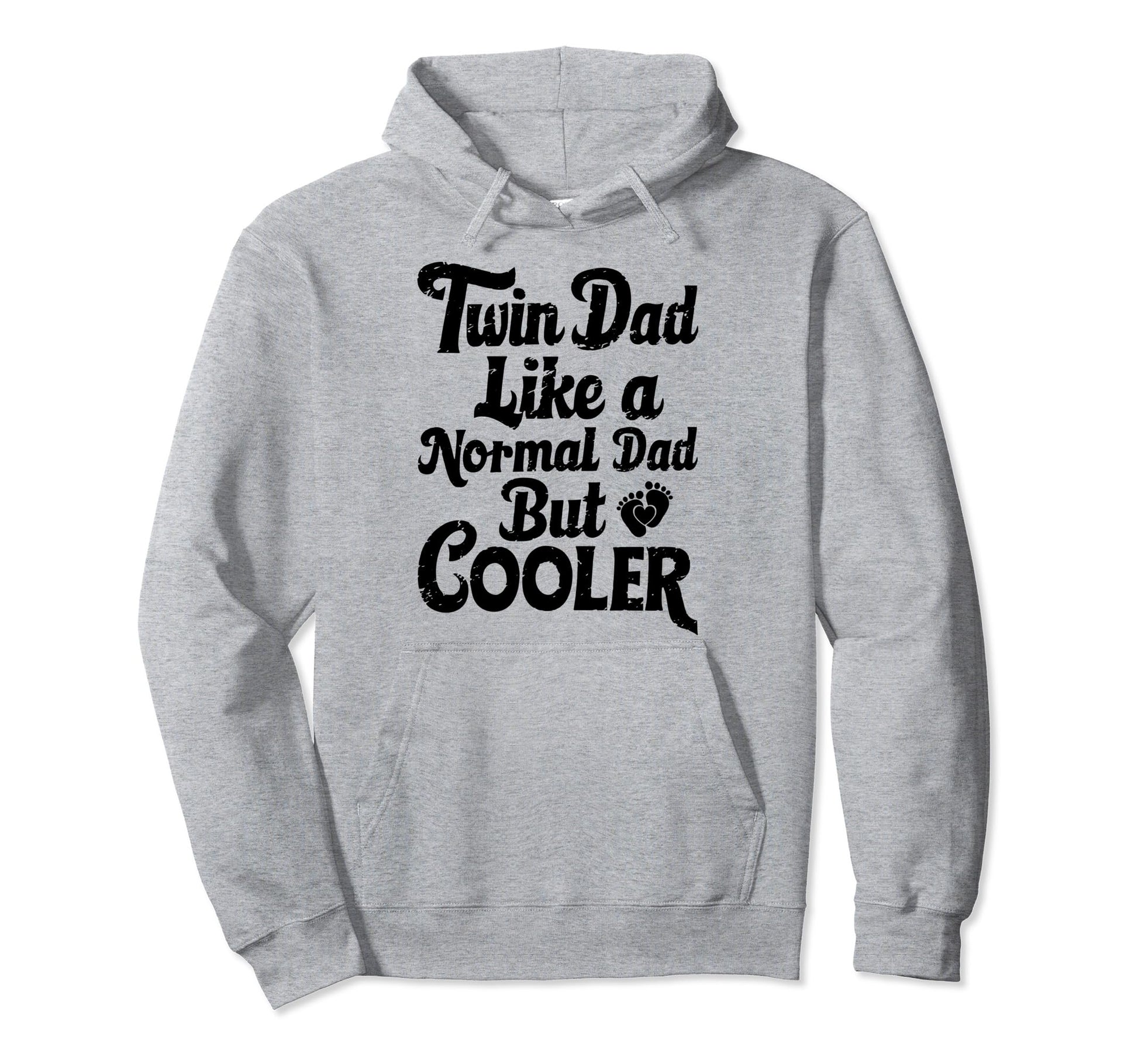 Cooler Twin Dad Funny Daddy Fathers Day Hoodie - Fun Novelty Design Unisex - T-Shirt, Sweatshirt, Hoodie