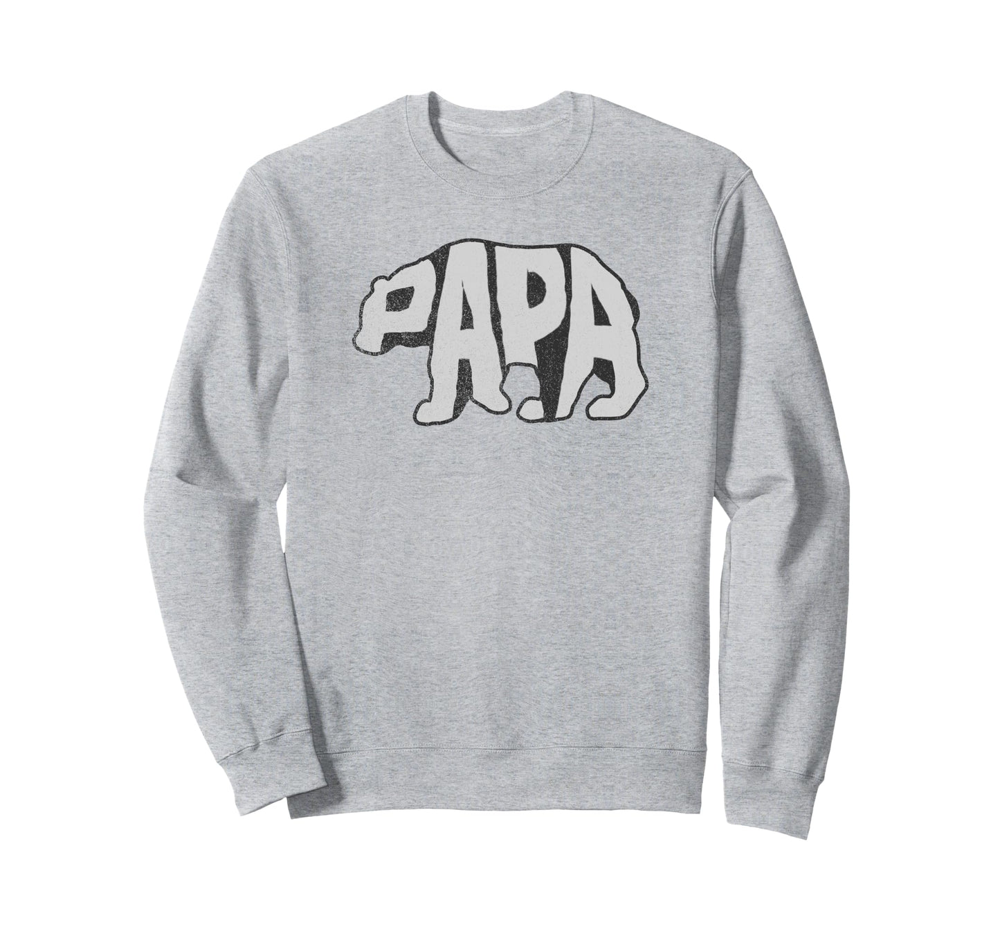 Trendy Centered Papa Bear Sweatshirt - Graphic Print for Adults - T-Shirt, Sweatshirt, Hoodie