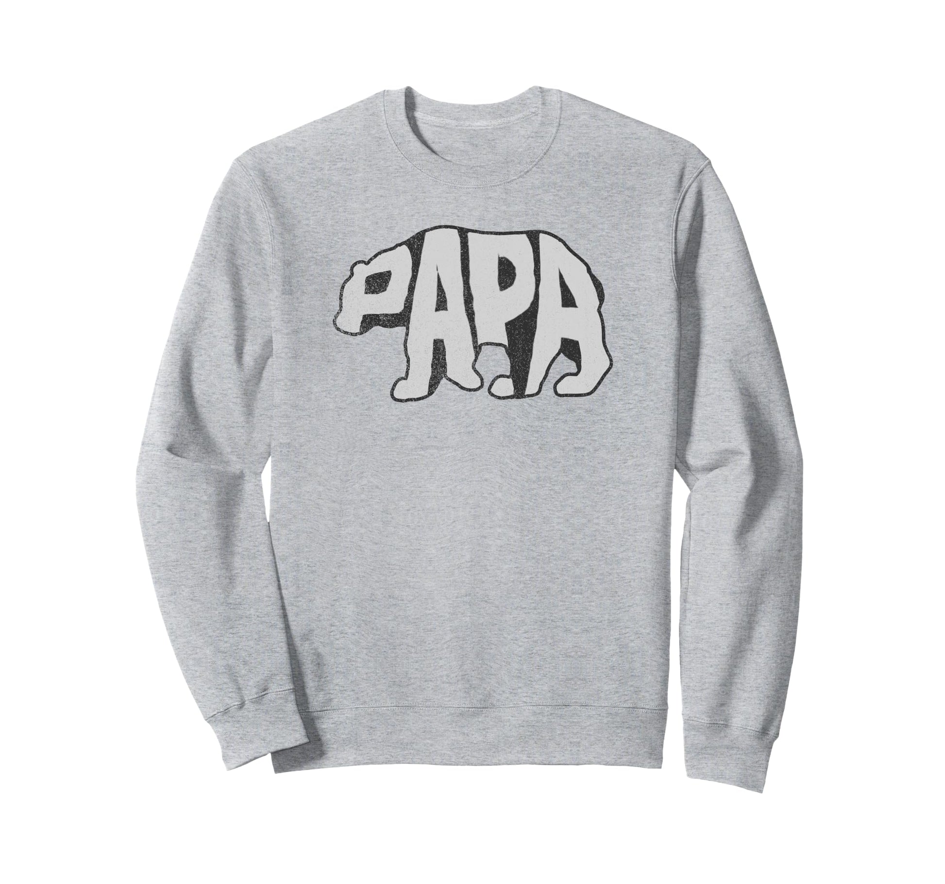Trendy Centered Papa Bear Sweatshirt - Graphic Print for Adults - T-Shirt, Sweatshirt, Hoodie