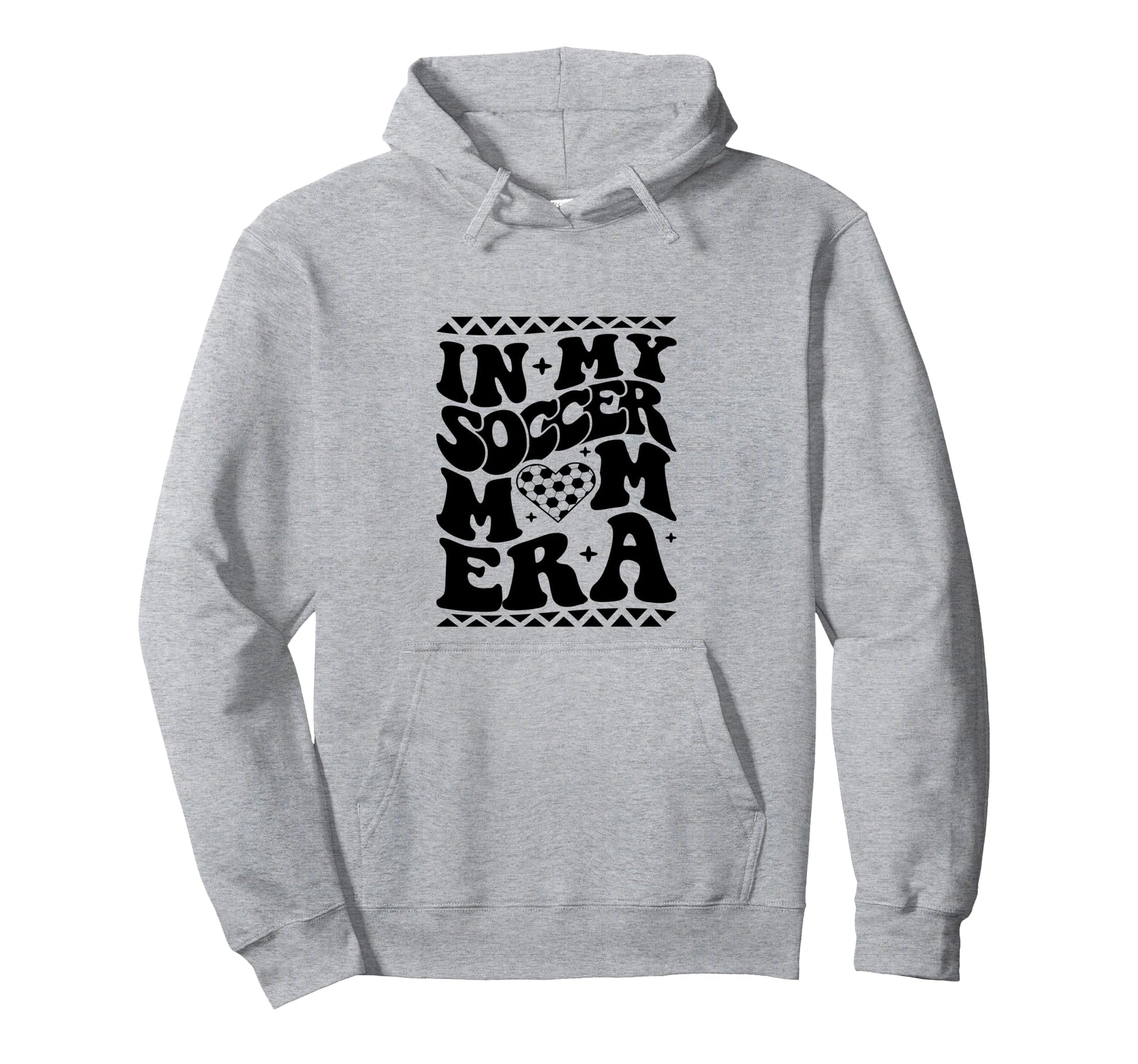 My Soccer Mom Era Groovy Soccer Mama Hoodie - Novelty Apparel for Adults - T-Shirt, Sweatshirt, Hoodie