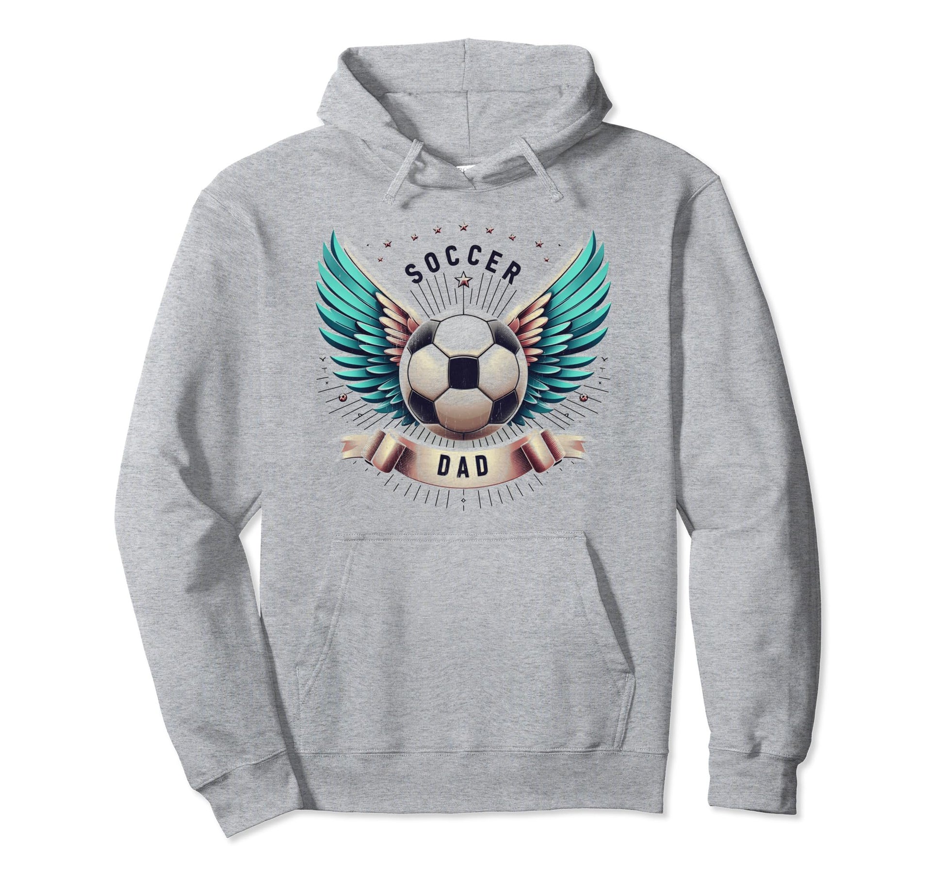 Soccer Dad Family Matching Dad Fathers Day Hoodie - Streetwear Style Unisex - T-Shirt, Sweatshirt, Hoodie