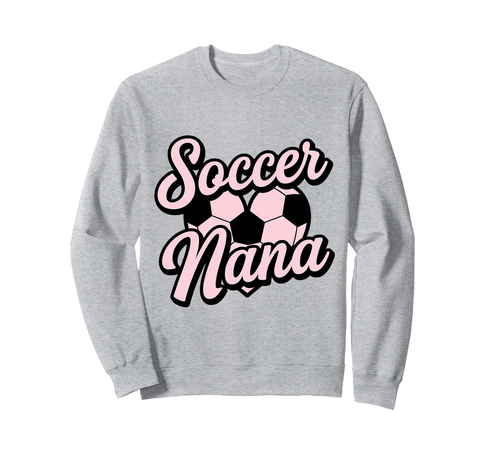 Soccer Nana Grandmother Grandson Sweatshirt - Minimalist Print Men Women - T-Shirt, Sweatshirt, Hoodie