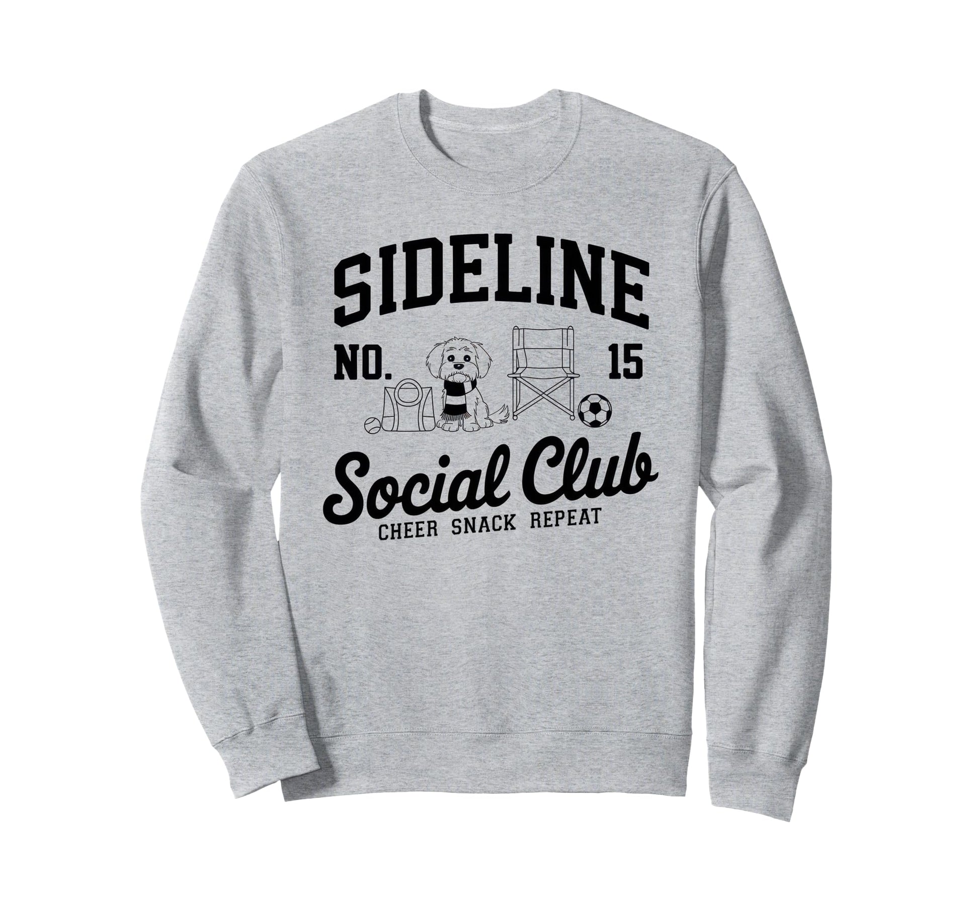 Sideline Social Club Soccer Sweatshirt - Casual Everyday Wear Men Women - T-Shirt, Sweatshirt, Hoodie
