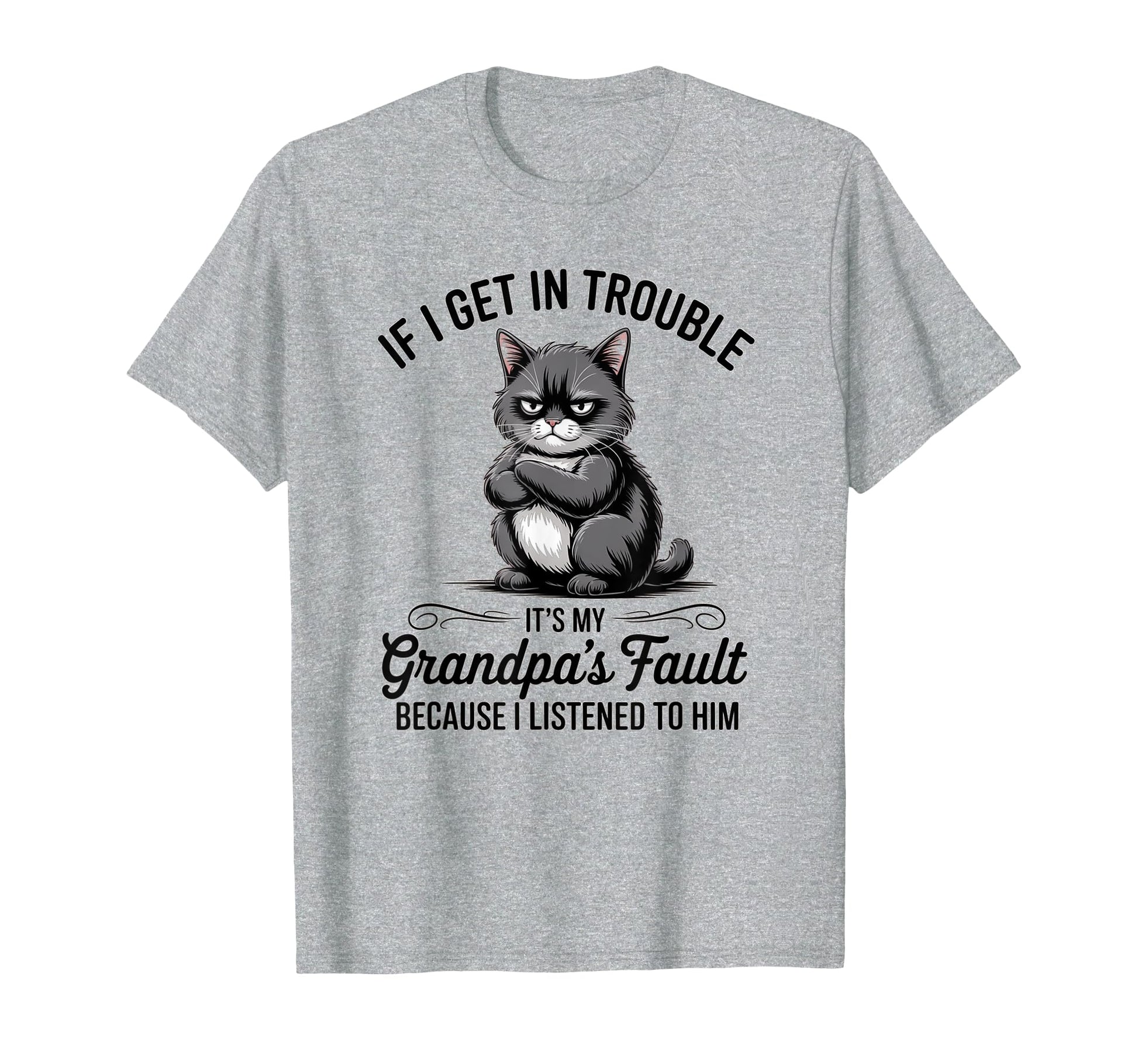 Grandpas Little Trouble Sidekick T-Shirt - Streetwear Style Unisex - T-Shirt, Sweatshirt, Hoodie