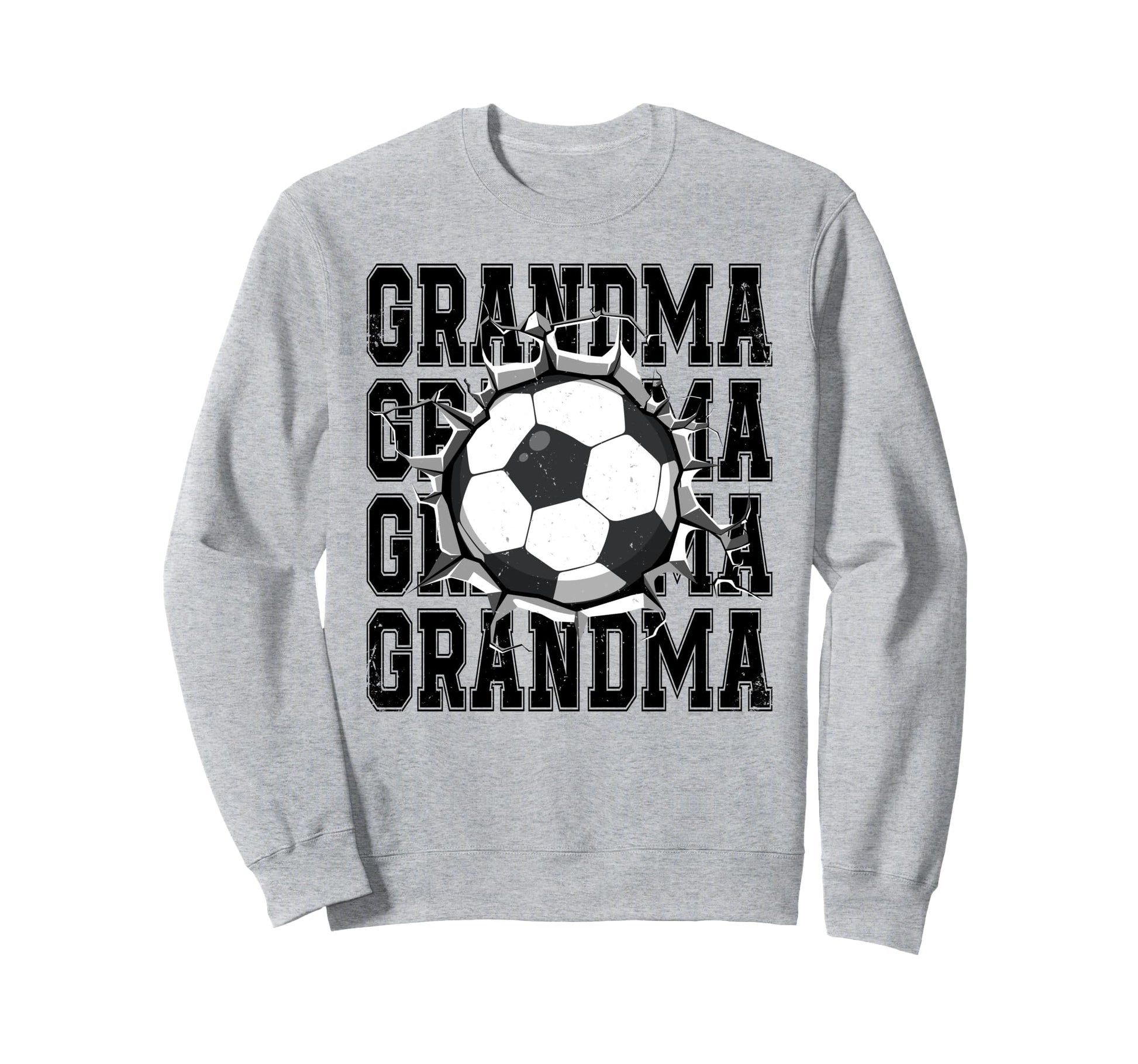 Soccer Grandma Cracked Wall Family Sweatshirt - Minimalist Print Unisex - T-Shirt, Sweatshirt, Hoodie