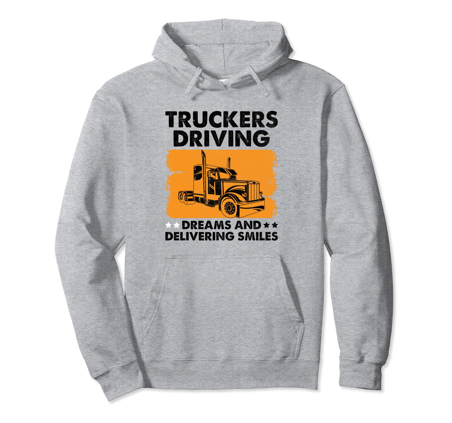 Trucker Driving Dad Trucker Father Hoodie - Casual Everyday Wear Unisex - T-Shirt, Sweatshirt, Hoodie