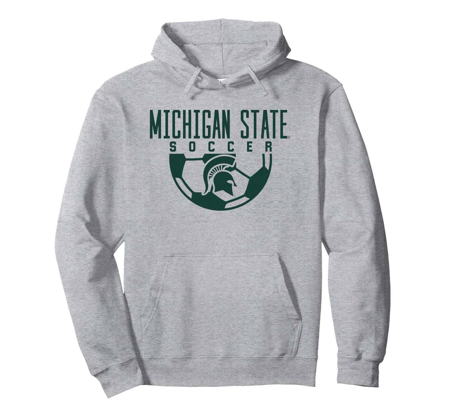Michigan State Msu Spartans Soccer Arch Hoodie - Custom Art Print Men Women - T-Shirt, Sweatshirt, Hoodie
