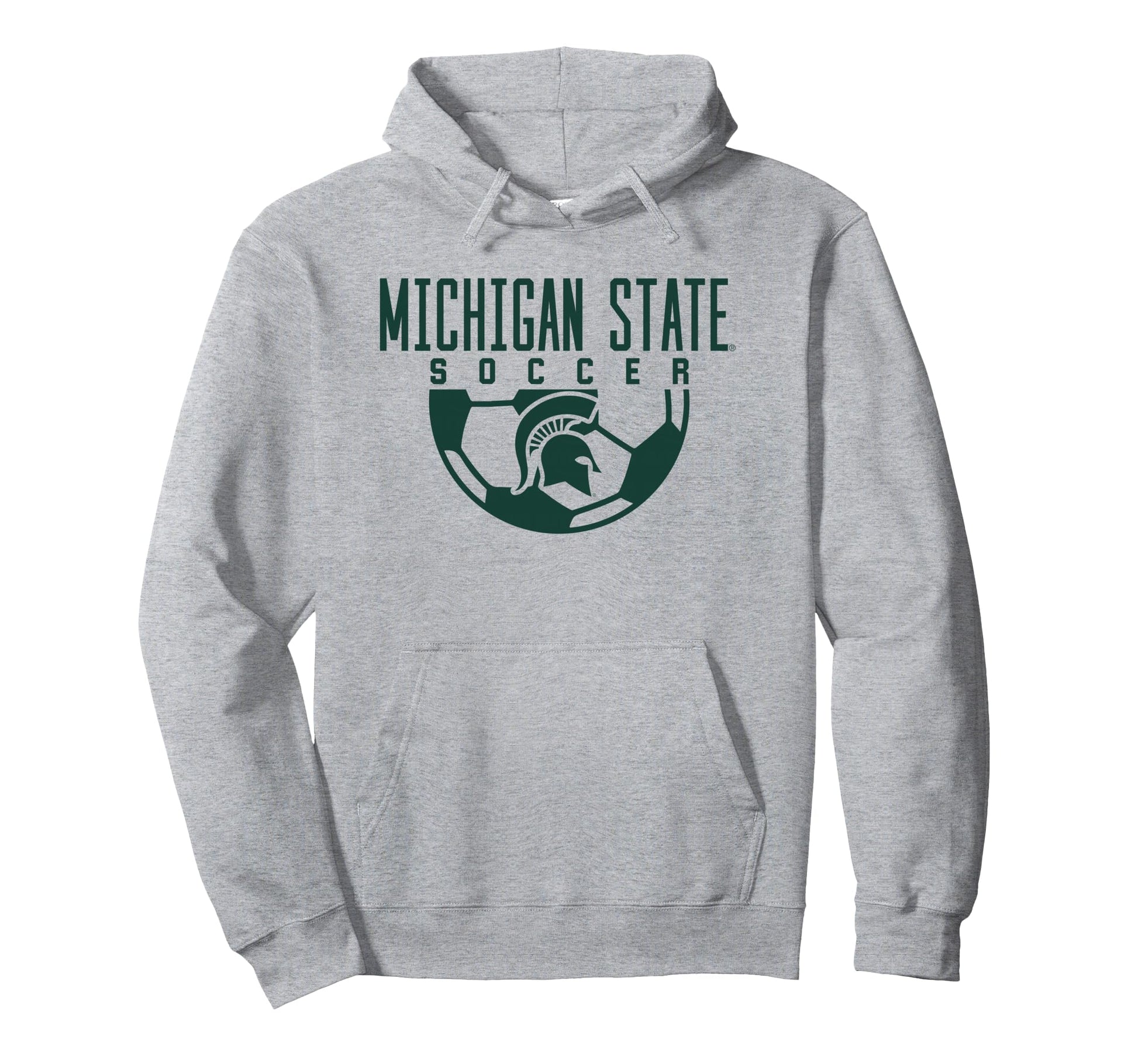 Michigan State Msu Spartans Soccer Arch Hoodie - Custom Art Print Men Women - T-Shirt, Sweatshirt, Hoodie