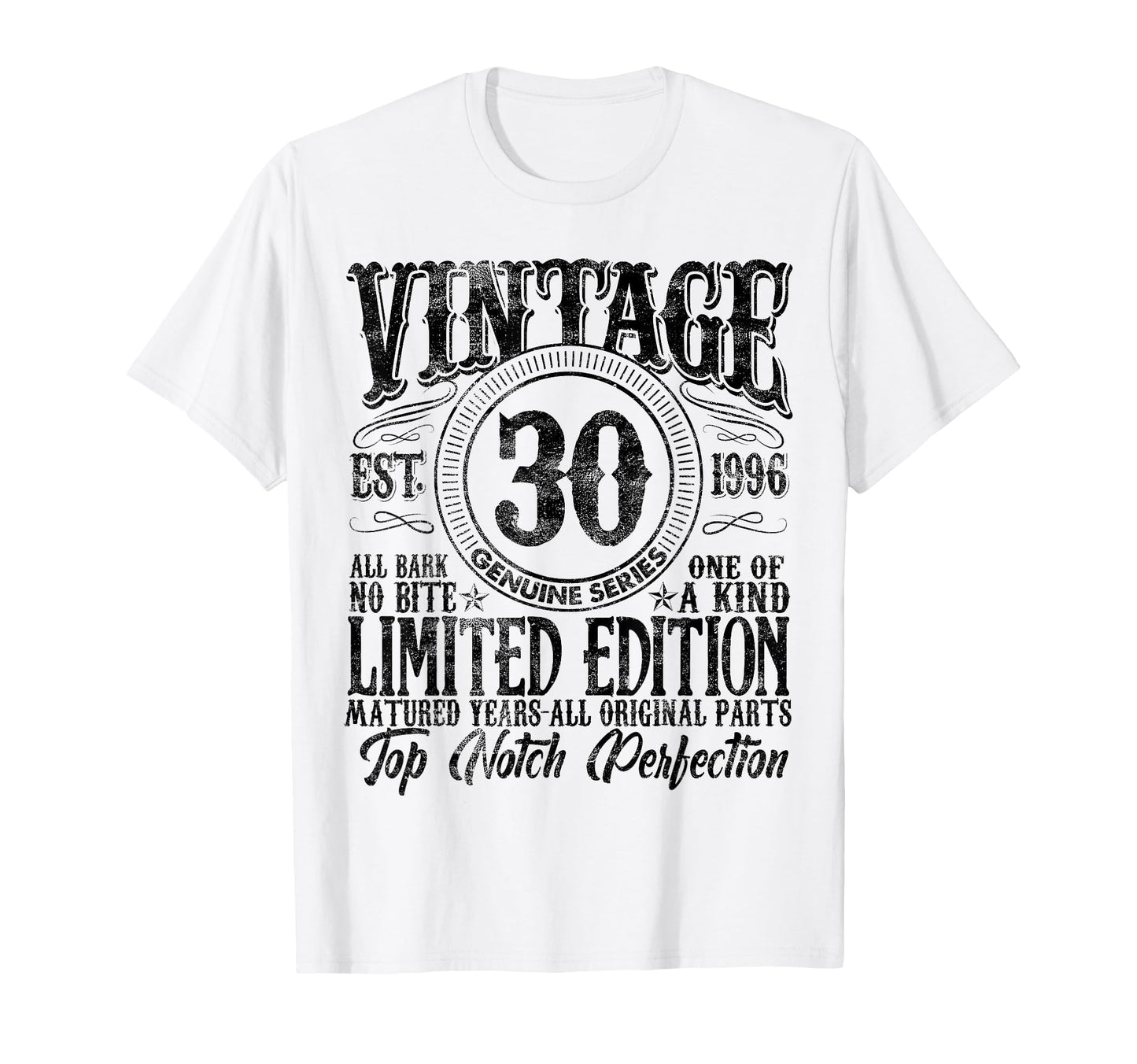30 Year Old Gifts 1996 30Th Birthday T-Shirt - Fun Novelty Design Unisex - T-Shirt, Sweatshirt, Hoodie