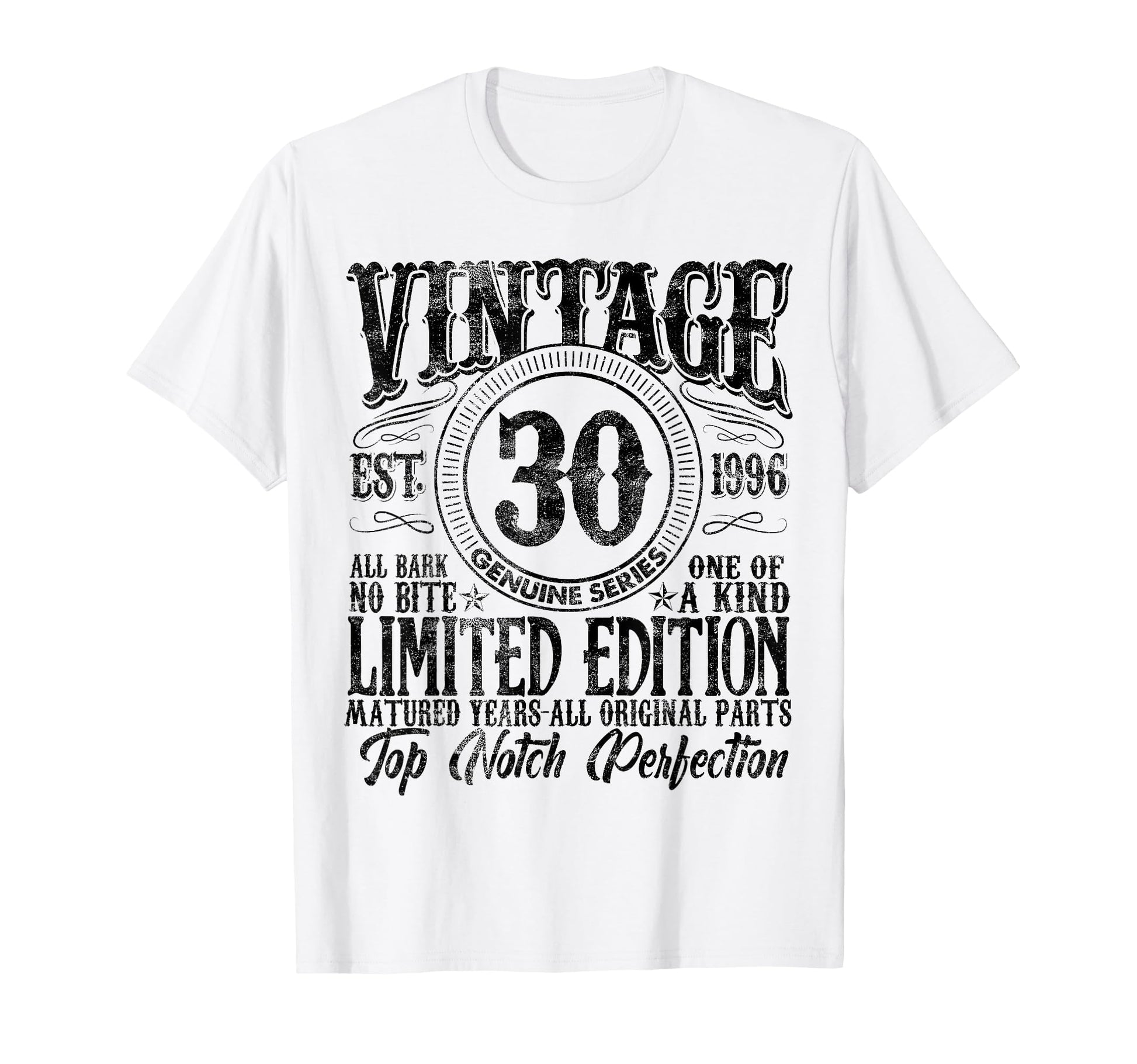 30 Year Old Gifts 1996 30Th Birthday T-Shirt - Fun Novelty Design Unisex - T-Shirt, Sweatshirt, Hoodie
