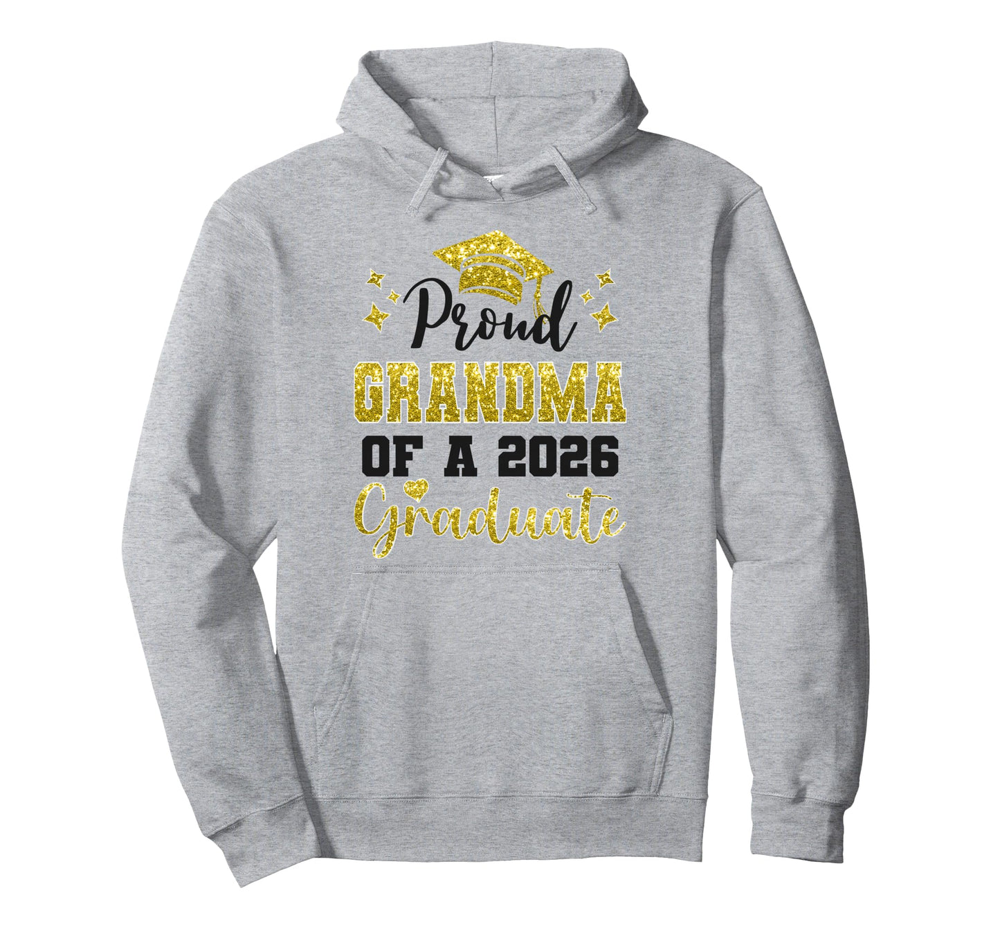 Super Proud Grandma 2026 Graduate Hoodie - Aesthetic Graphic Men Women - T-Shirt, Sweatshirt, Hoodie