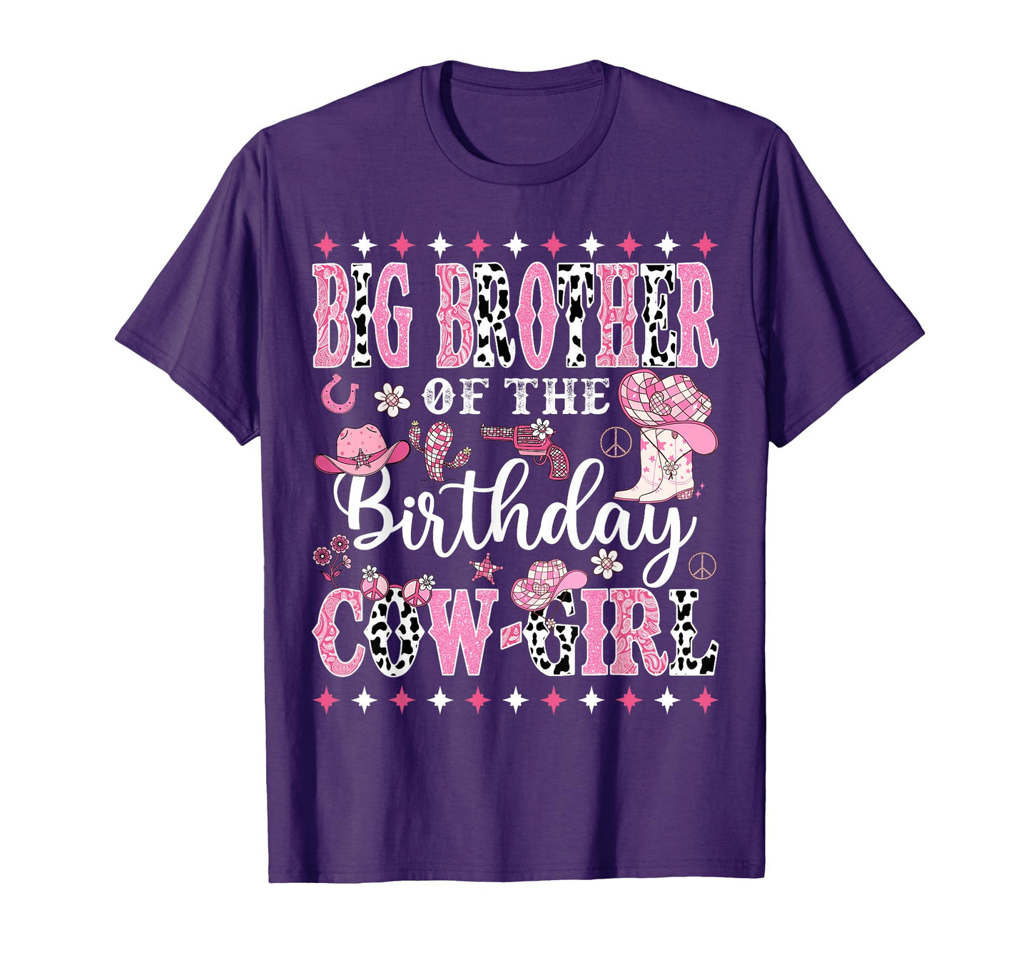 Big Brother Birthday Cowgirl Rodeo T-Shirt - Custom Art Print for Adults - T-Shirt, Sweatshirt, Hoodie