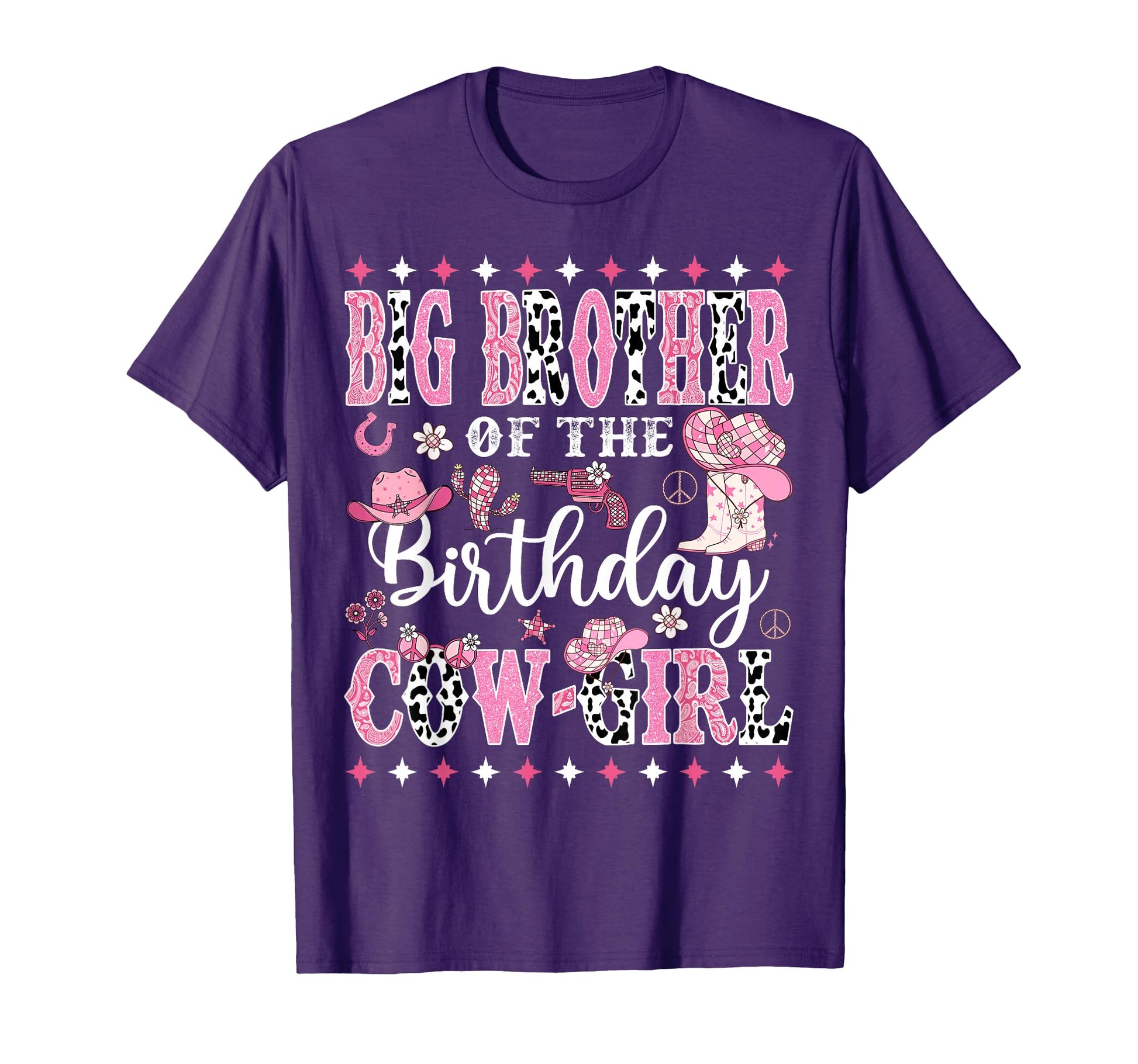 Big Brother Birthday Cowgirl Rodeo T-Shirt - Custom Art Print for Adults - T-Shirt, Sweatshirt, Hoodie
