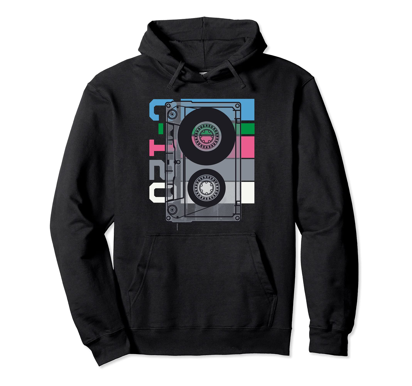 Tape Mixtape Cassette 1980 Music 80S Hoodie - Custom Art Print Men Women - T-Shirt, Sweatshirt, Hoodie