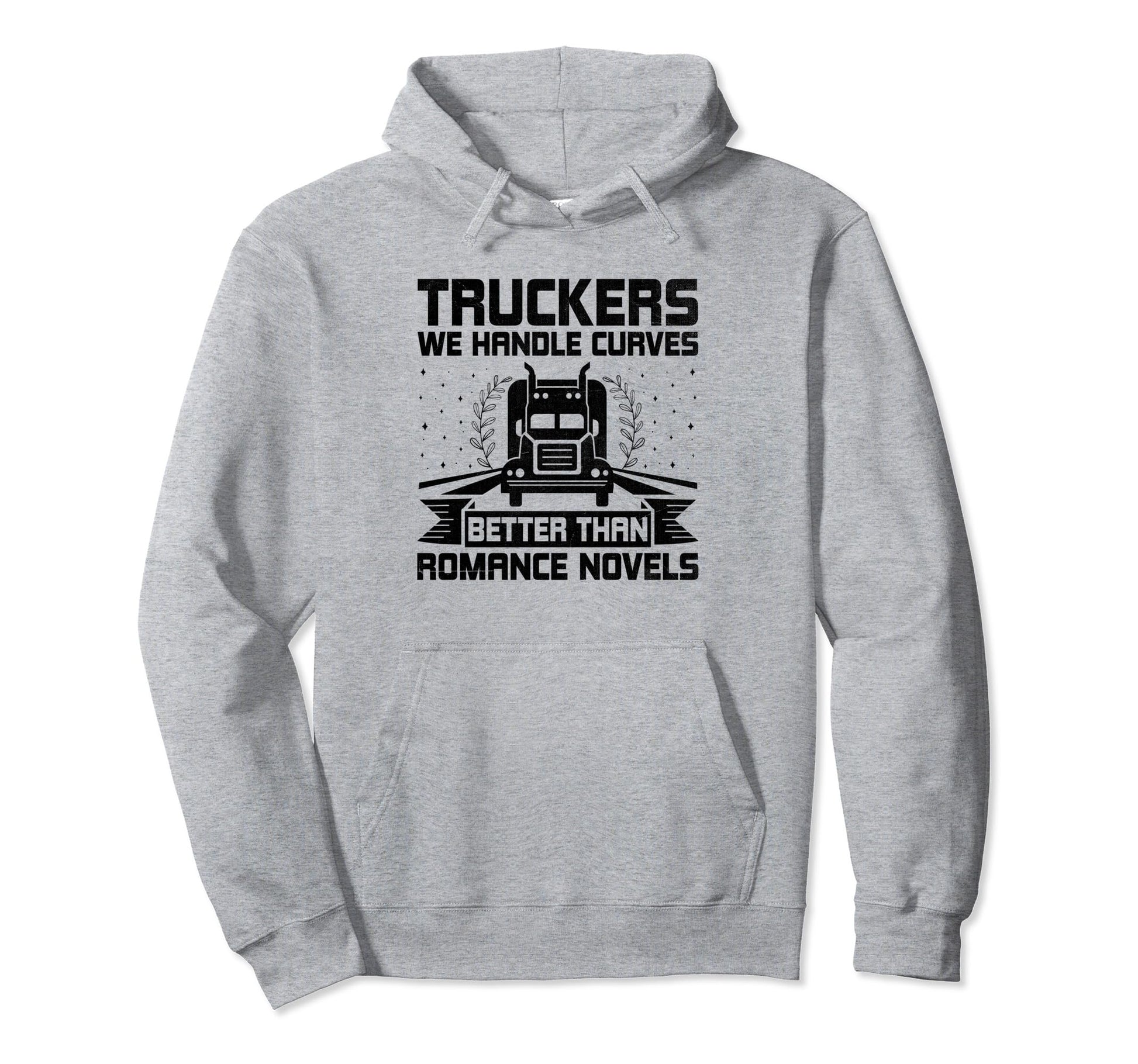 Trucker Driving Dad Trucker Father Hoodie - Aesthetic Graphic Men Women - T-Shirt, Sweatshirt, Hoodie