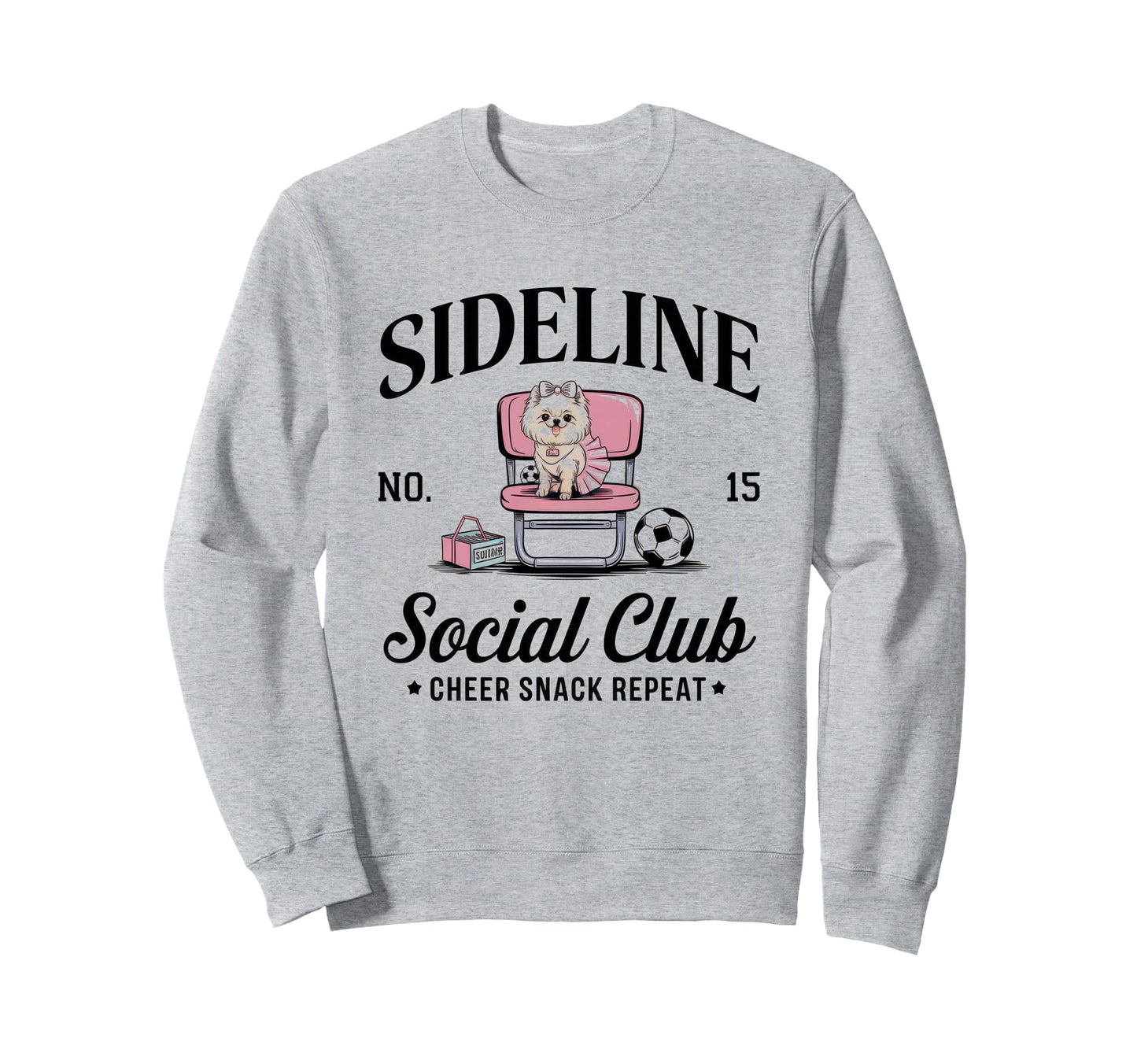 Sideline Social Club Soccer Mom Sweatshirt - Novelty Apparel Men Women - T-Shirt, Sweatshirt, Hoodie