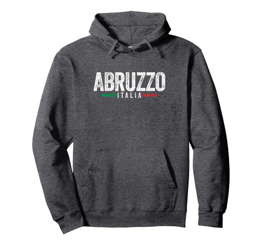 Abruzzo Italia Italy Italian Flag Hoodie - Novelty Apparel Unisex - T-Shirt, Sweatshirt, Hoodie