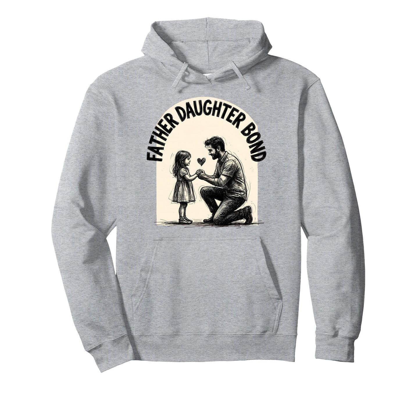 Just Dad And His Father Daughter Bond Hoodie - Streetwear Style Unisex - T-Shirt, Sweatshirt, Hoodie