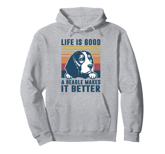 Beagle Gifts Beagle Dog Mom Dad Beagle Hoodie - Trendy Graphic Unisex - T-Shirt, Sweatshirt, Hoodie