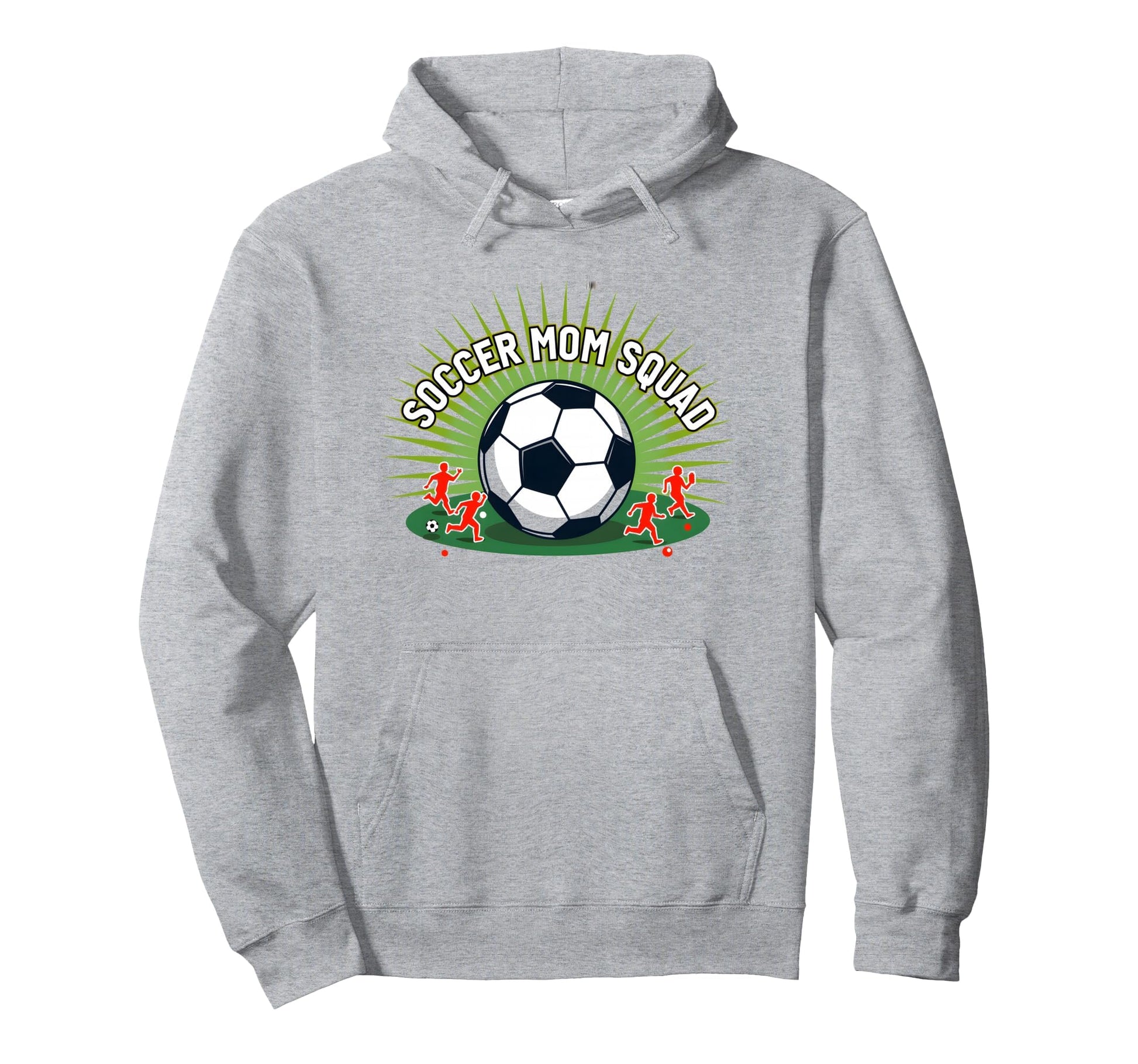 Soccer Mom Squad Sporty Parent Team Hoodie - Minimalist Print Unisex - T-Shirt, Sweatshirt, Hoodie