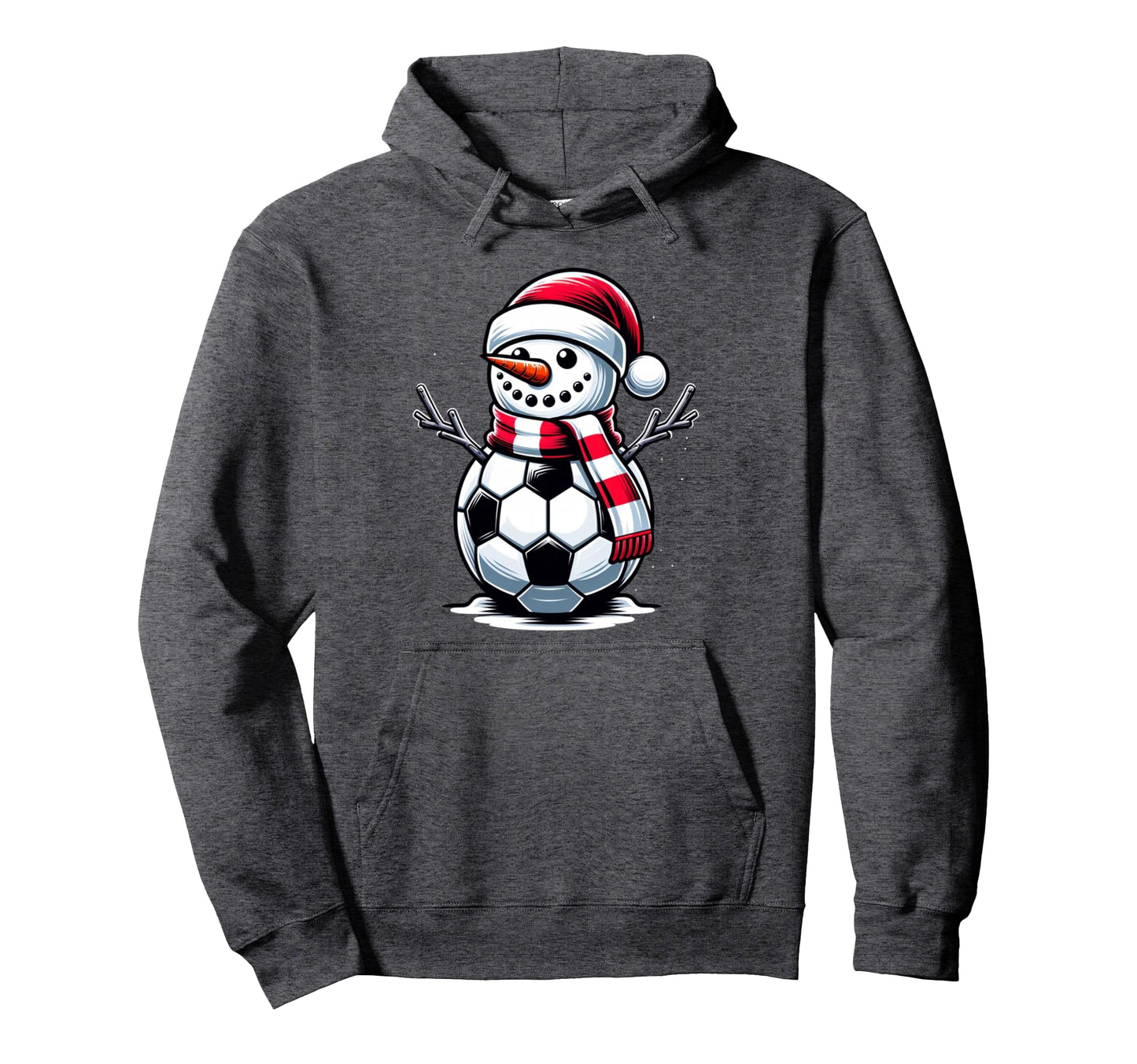 Snowman Sports Athlete Sporty Hoodie - Casual Everyday Wear Men Women - T-Shirt, Sweatshirt, Hoodie