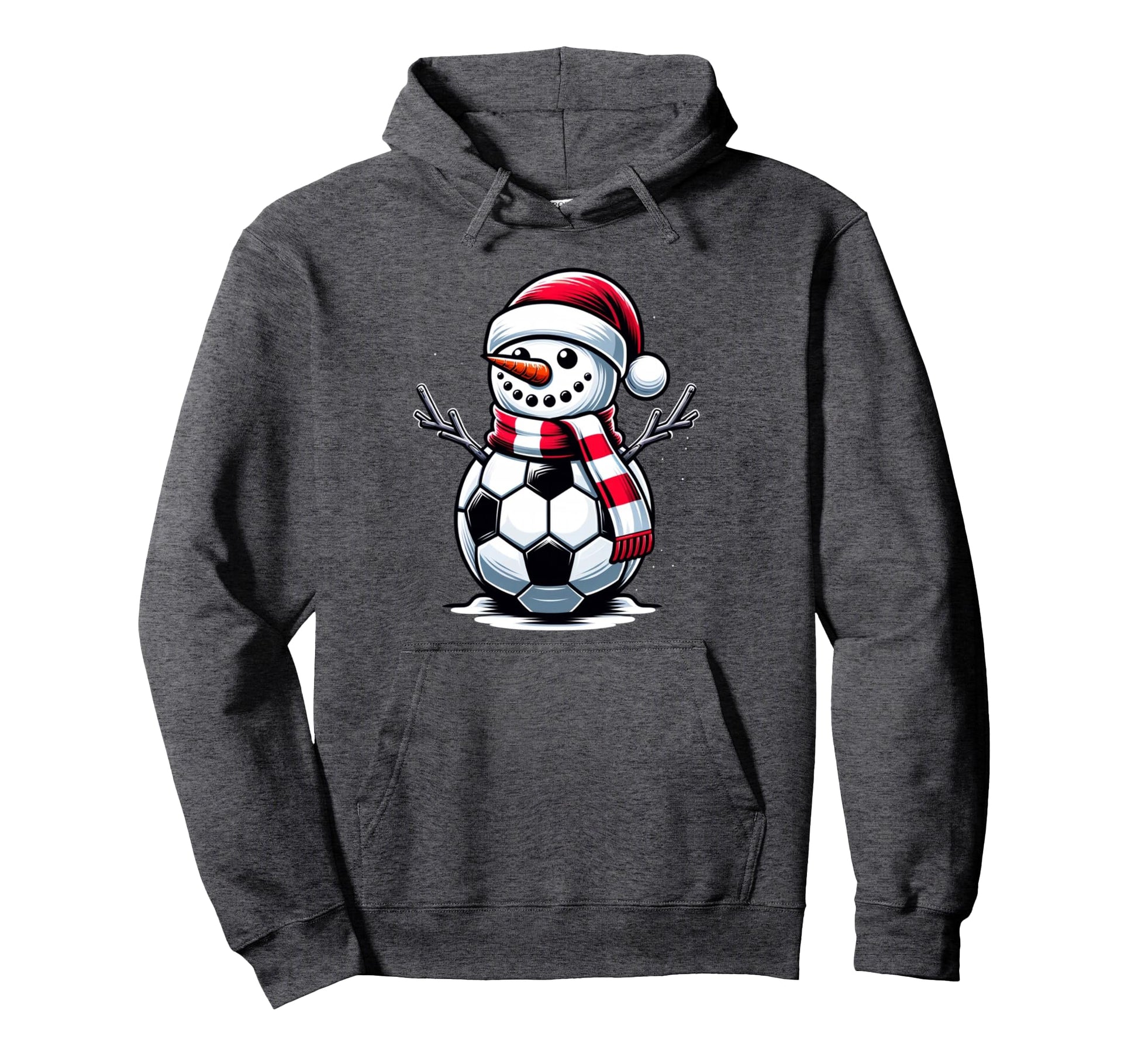 Snowman Sports Athlete Sporty Hoodie - Casual Everyday Wear Men Women - T-Shirt, Sweatshirt, Hoodie