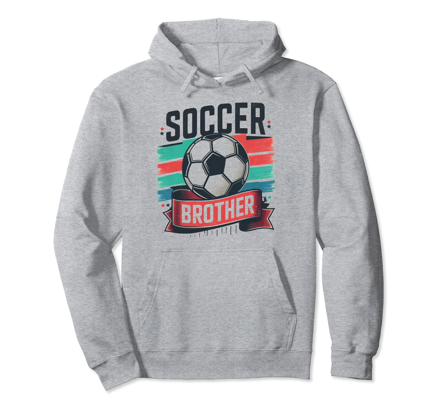 Soccer Brother Family Matching Team Hoodie - Graphic Print for Adults - T-Shirt, Sweatshirt, Hoodie