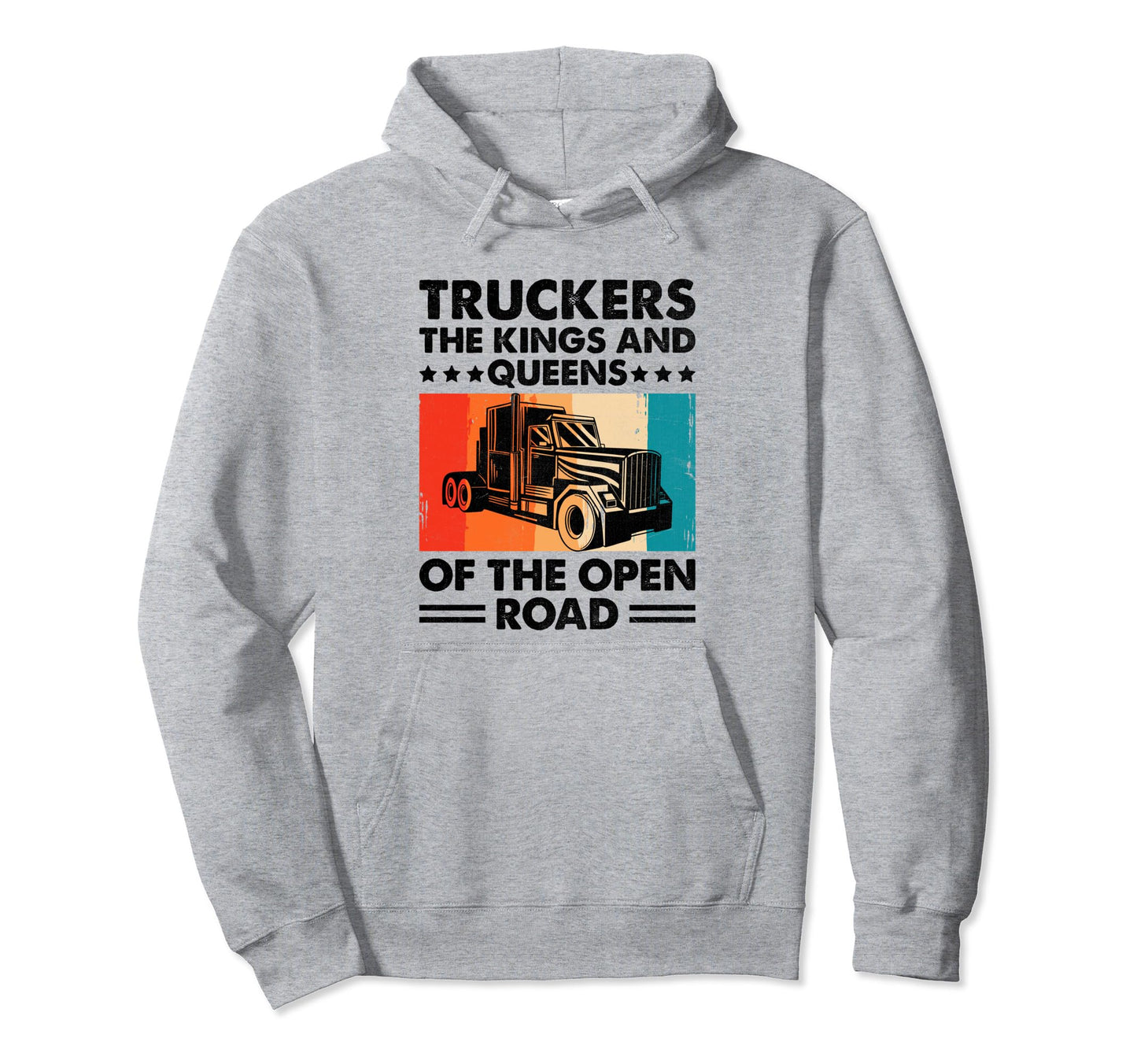 Trucker Driving Dad Trucker Father Truck Hoodie - Unique Graphic Men Women - T-Shirt, Sweatshirt, Hoodie