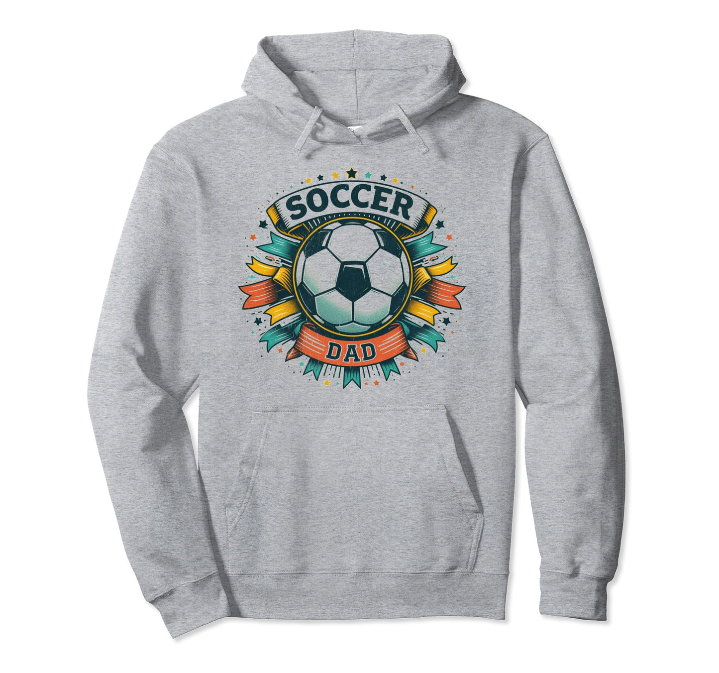 Soccer Dad Family Matching Dad Fathers Day Hoodie - Unique Graphic Unisex - T-Shirt, Sweatshirt, Hoodie