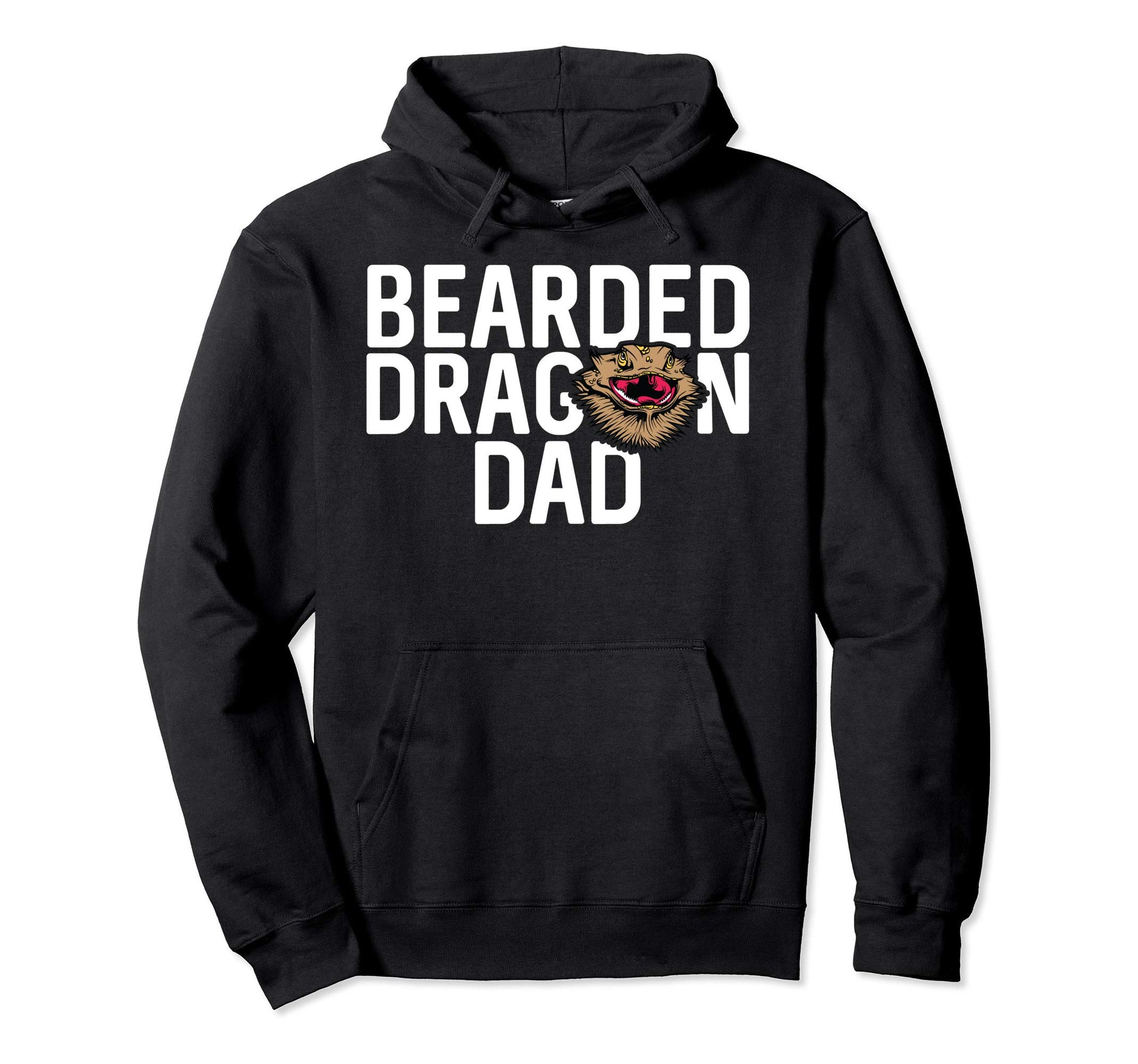 Bearded Dragon Dad Hoodie - Casual Everyday Wear for Adults - T-Shirt, Sweatshirt, Hoodie