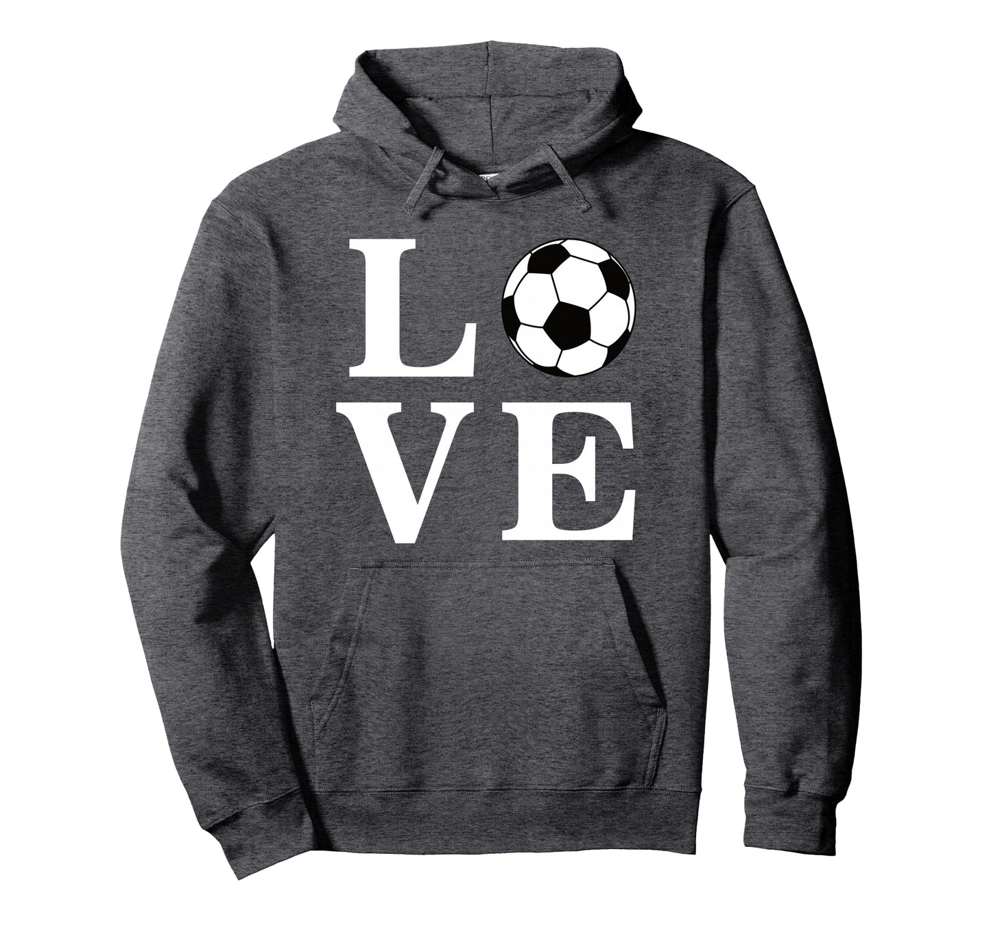I Love Soccer Ball Hoodie - Novelty Apparel Men Women - T-Shirt, Sweatshirt, Hoodie