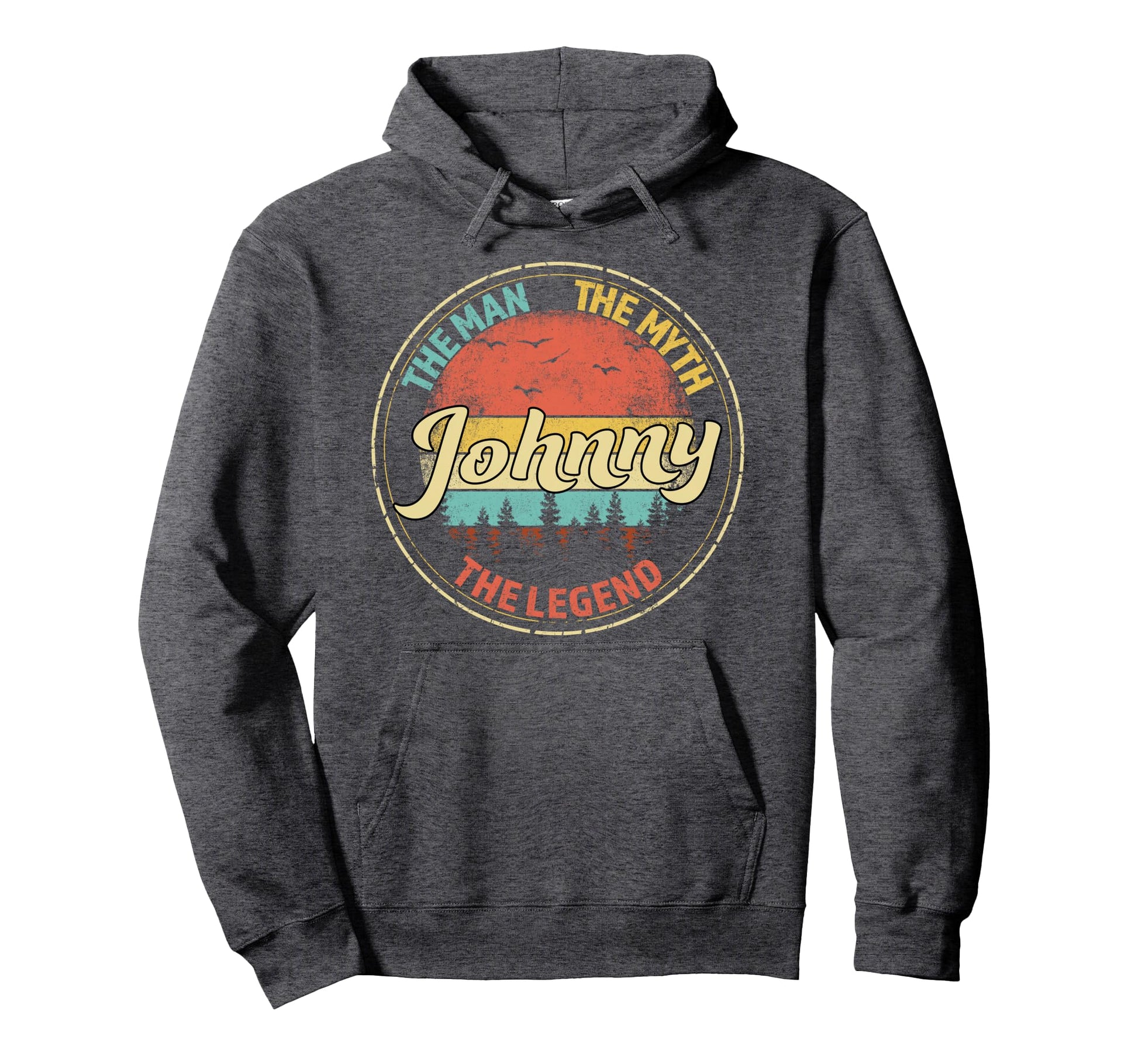 Johnny Myth Legend Personalized Name Hoodie - Trendy Graphic for Adults - T-Shirt, Sweatshirt, Hoodie