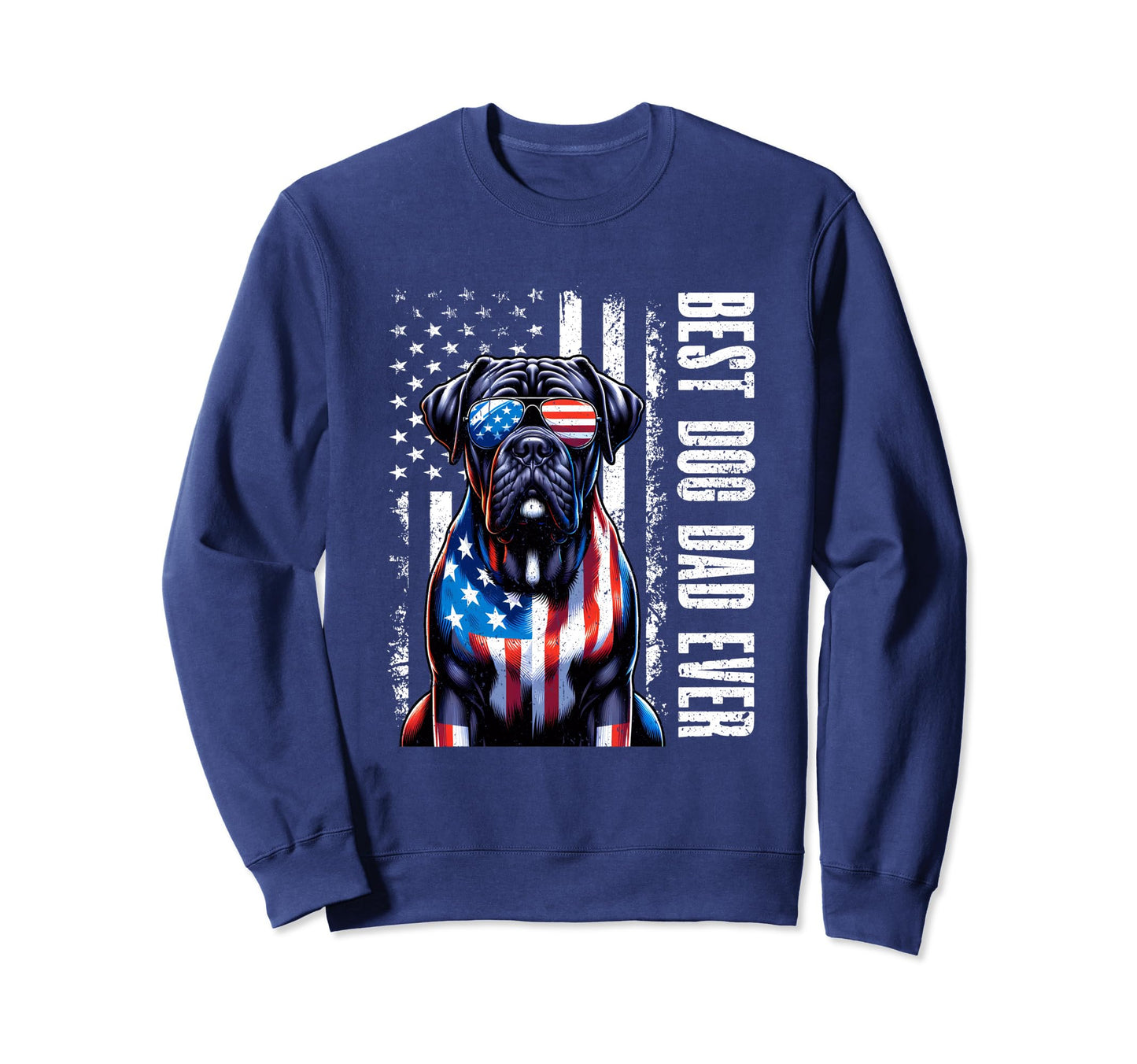 Best Dog Dad Ever Cane Corso Sweatshirt - Aesthetic Graphic for Adults - T-Shirt, Sweatshirt, Hoodie
