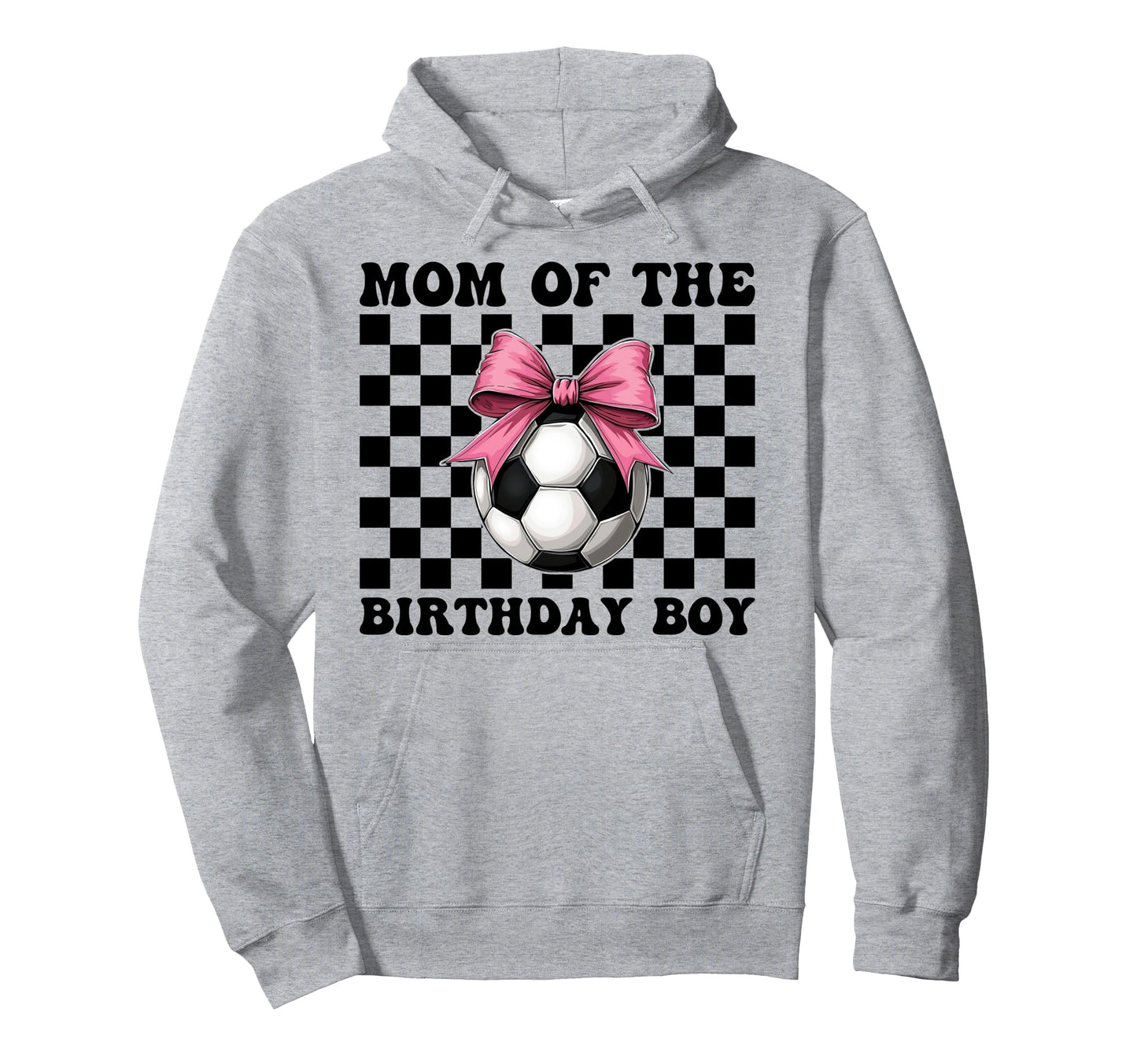 Soccer Mom Soccer Mama Coquette Bow Hoodie - Novelty Apparel for Adults - T-Shirt, Sweatshirt, Hoodie