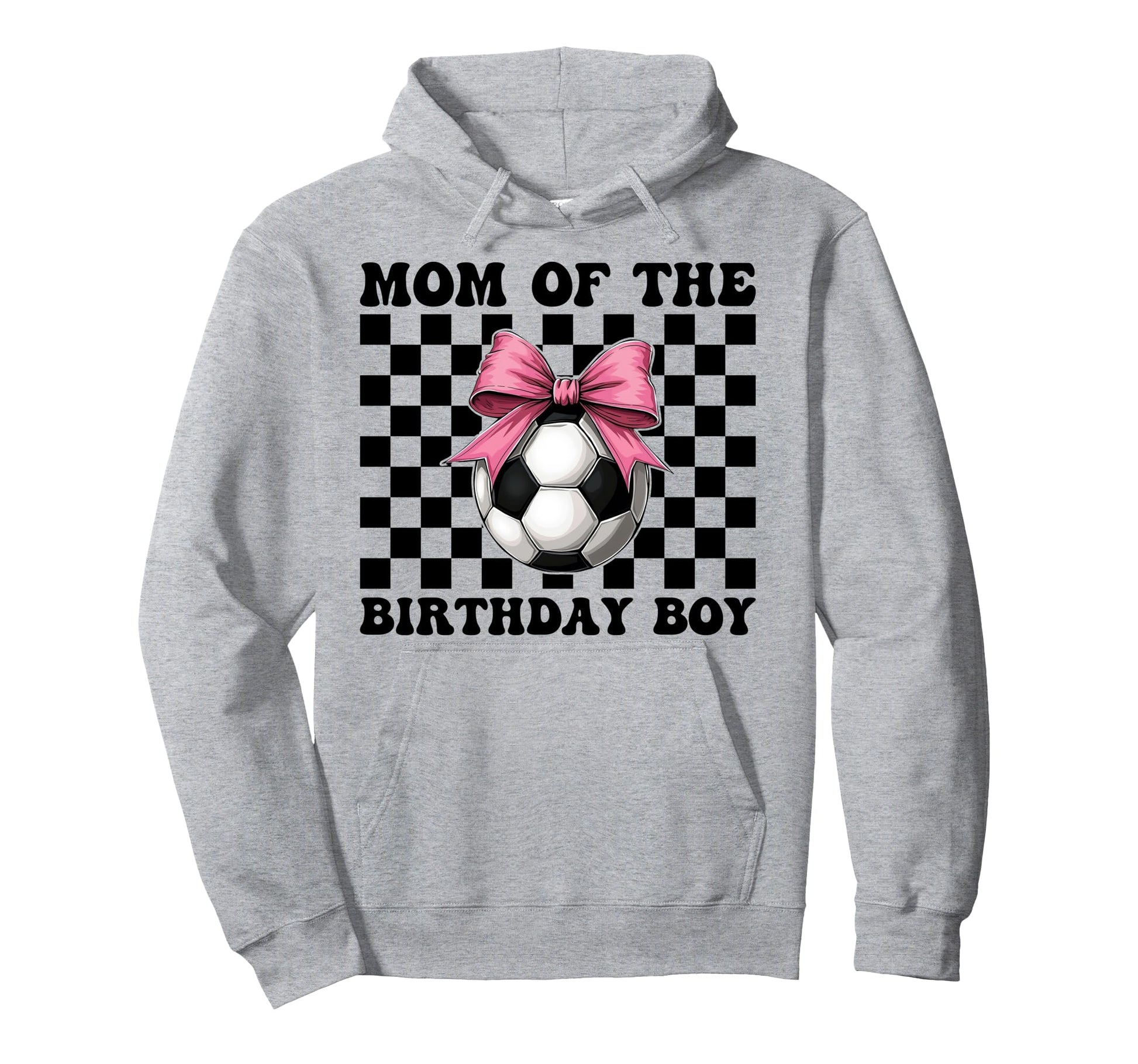 Soccer Mom Soccer Mama Coquette Bow Hoodie - Novelty Apparel for Adults - T-Shirt, Sweatshirt, Hoodie