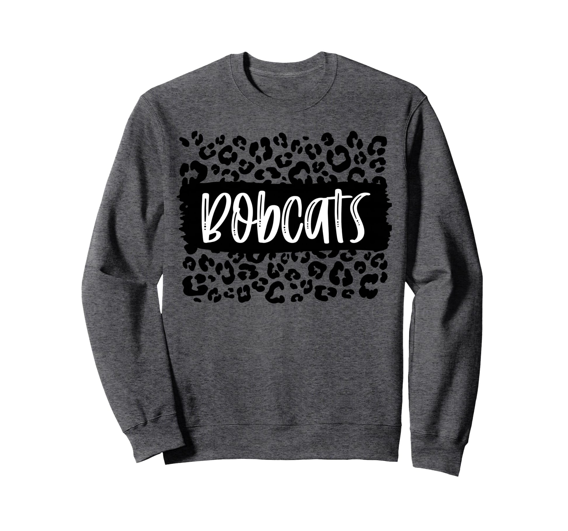 Bobcats Team Mascot School Sweatshirt - Aesthetic Graphic for Adults - T-Shirt, Sweatshirt, Hoodie