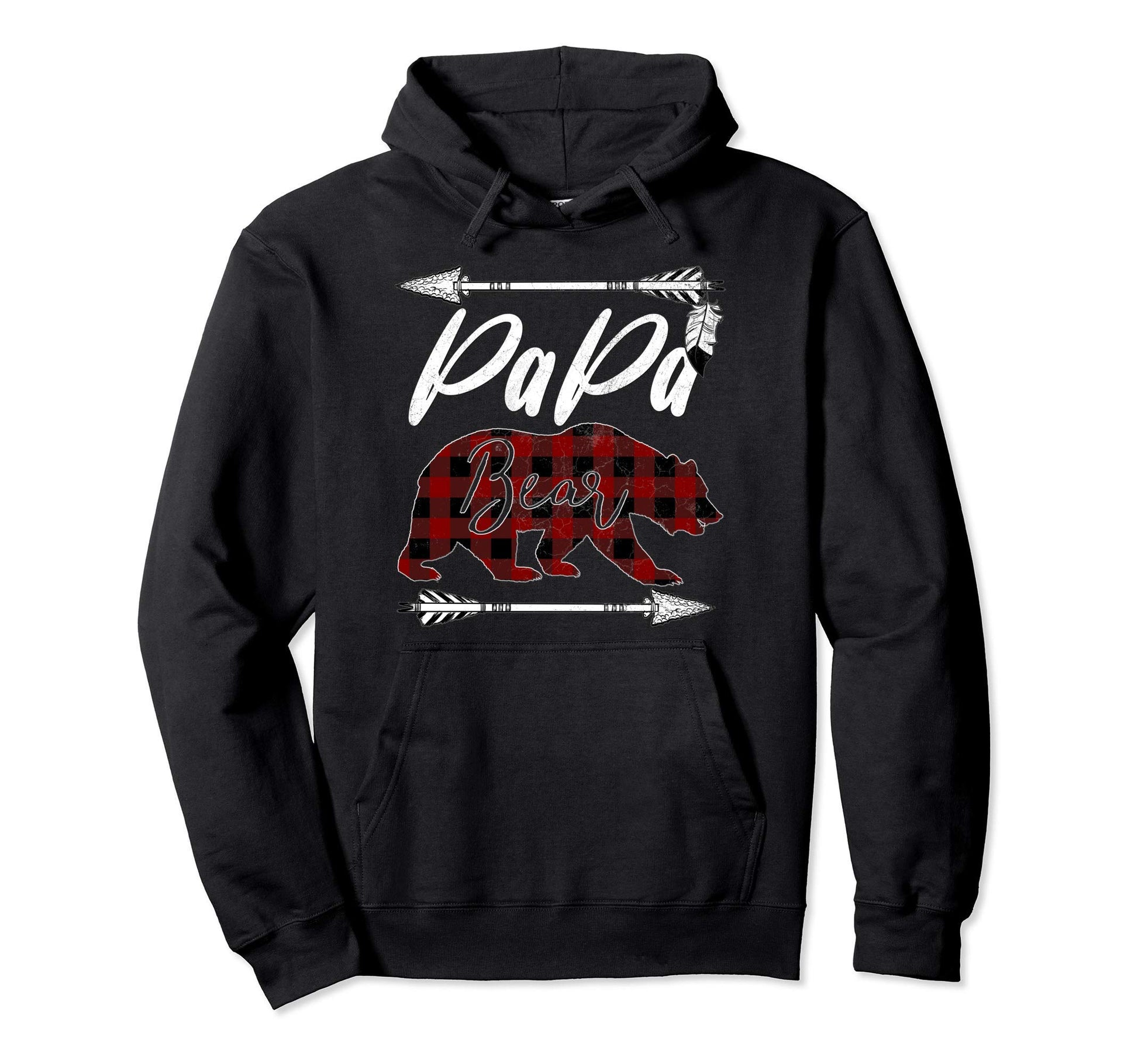 Papa Bear Funny Fathers Day Grandpa Hoodie - Fun Novelty Design for Adults - T-Shirt, Sweatshirt, Hoodie