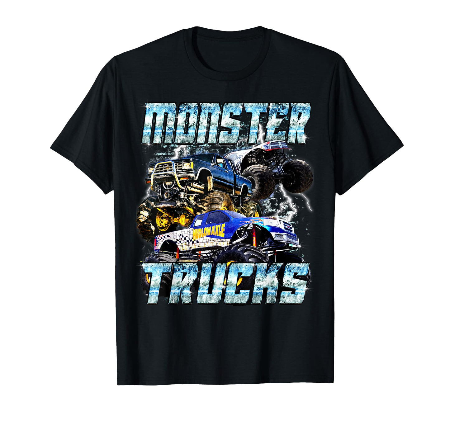 Bootleg Monster Truck Show Birthday T-Shirt - Aesthetic Graphic Unisex - T-Shirt, Sweatshirt, Hoodie