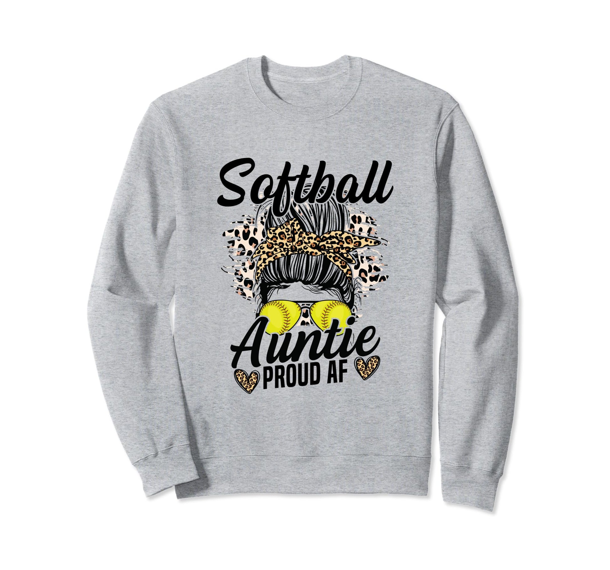 Softball Auntie Proud Af Soccer Sweatshirt - Streetwear Style Men Women - T-Shirt, Sweatshirt, Hoodie