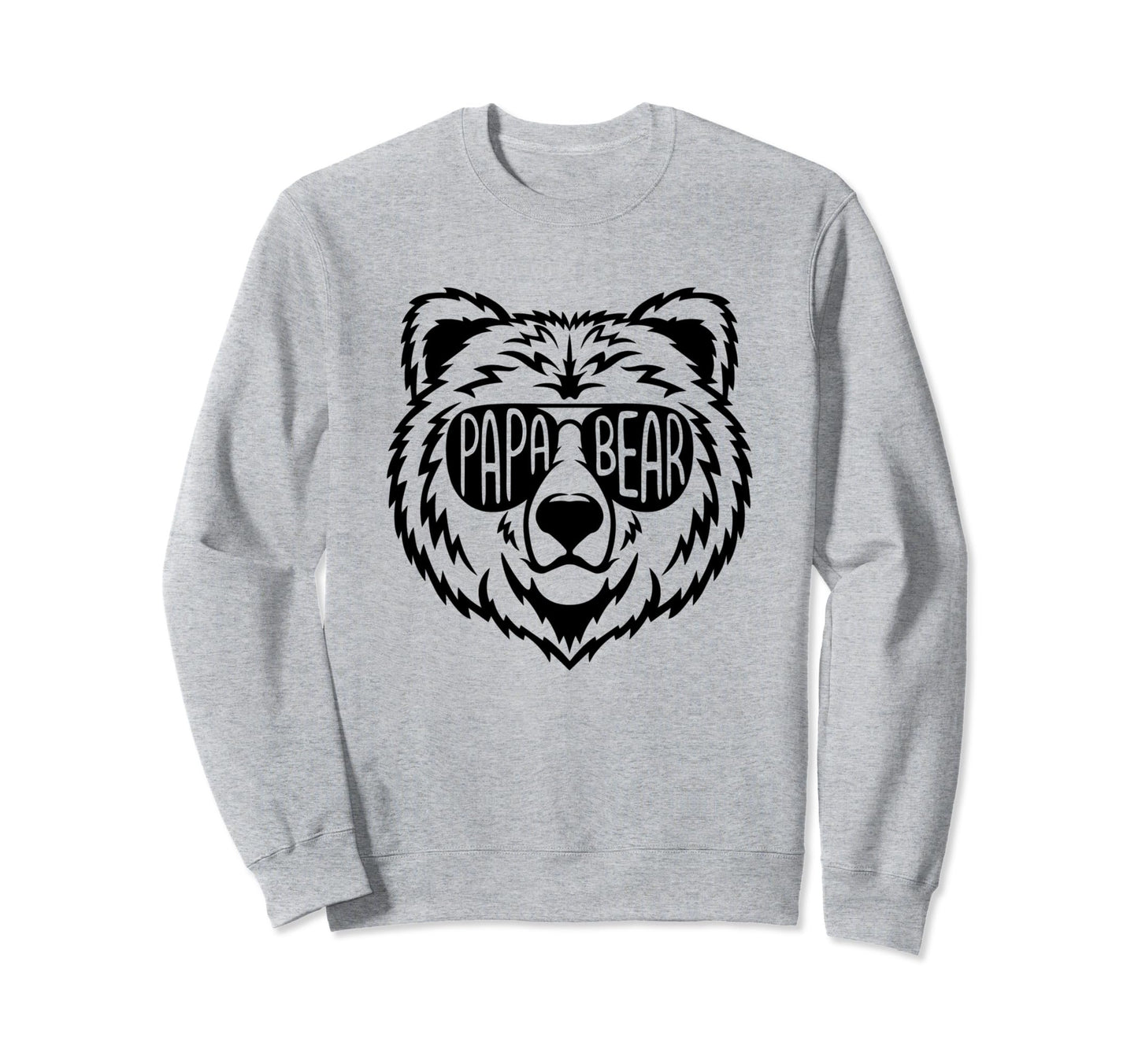 Funny Bear Papa Dad Fathers Day Hoodie - Aesthetic Graphic for Adults - T-Shirt, Sweatshirt, Hoodie