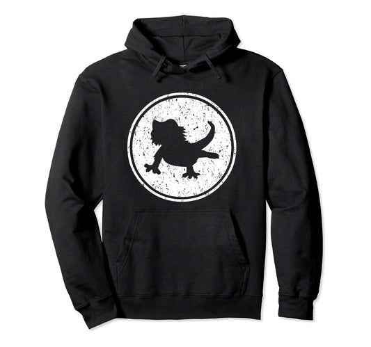 Bearded Dragon Lizard Hoodie - Fun Novelty Design Men Women - T-Shirt, Sweatshirt, Hoodie