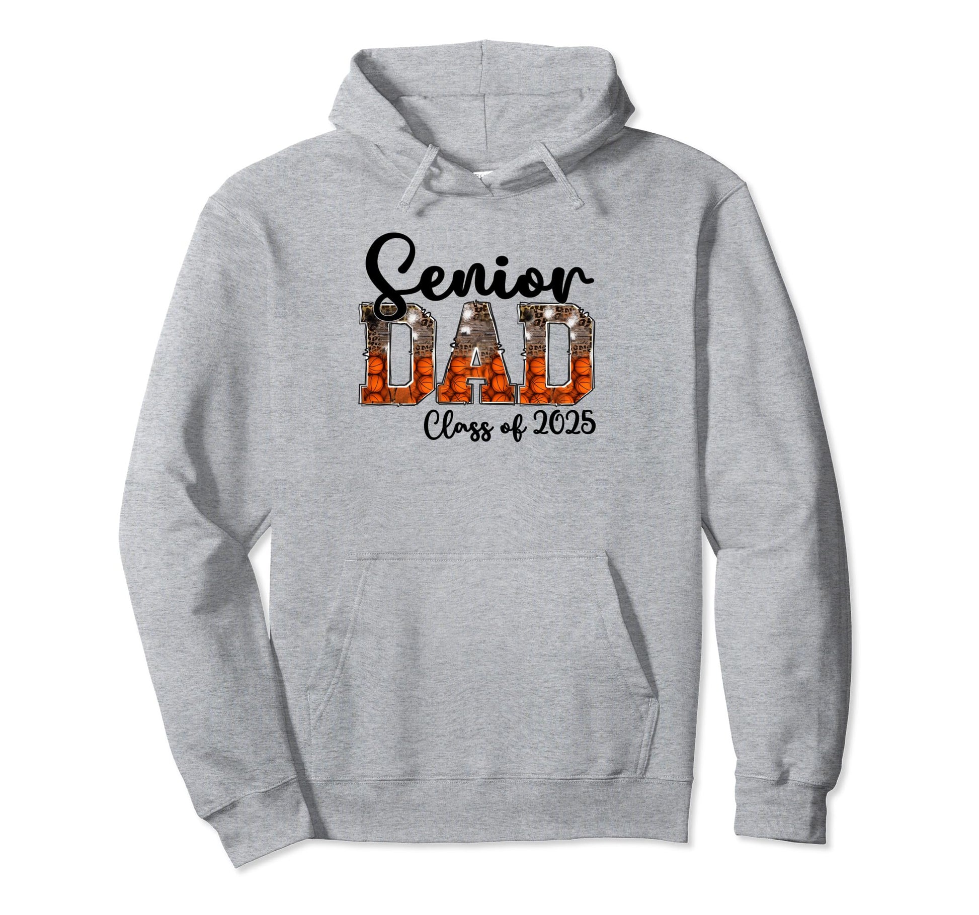 Basketball Class 2025 Proud Dad Senior Hoodie - Aesthetic Graphic Unisex - T-Shirt, Sweatshirt, Hoodie