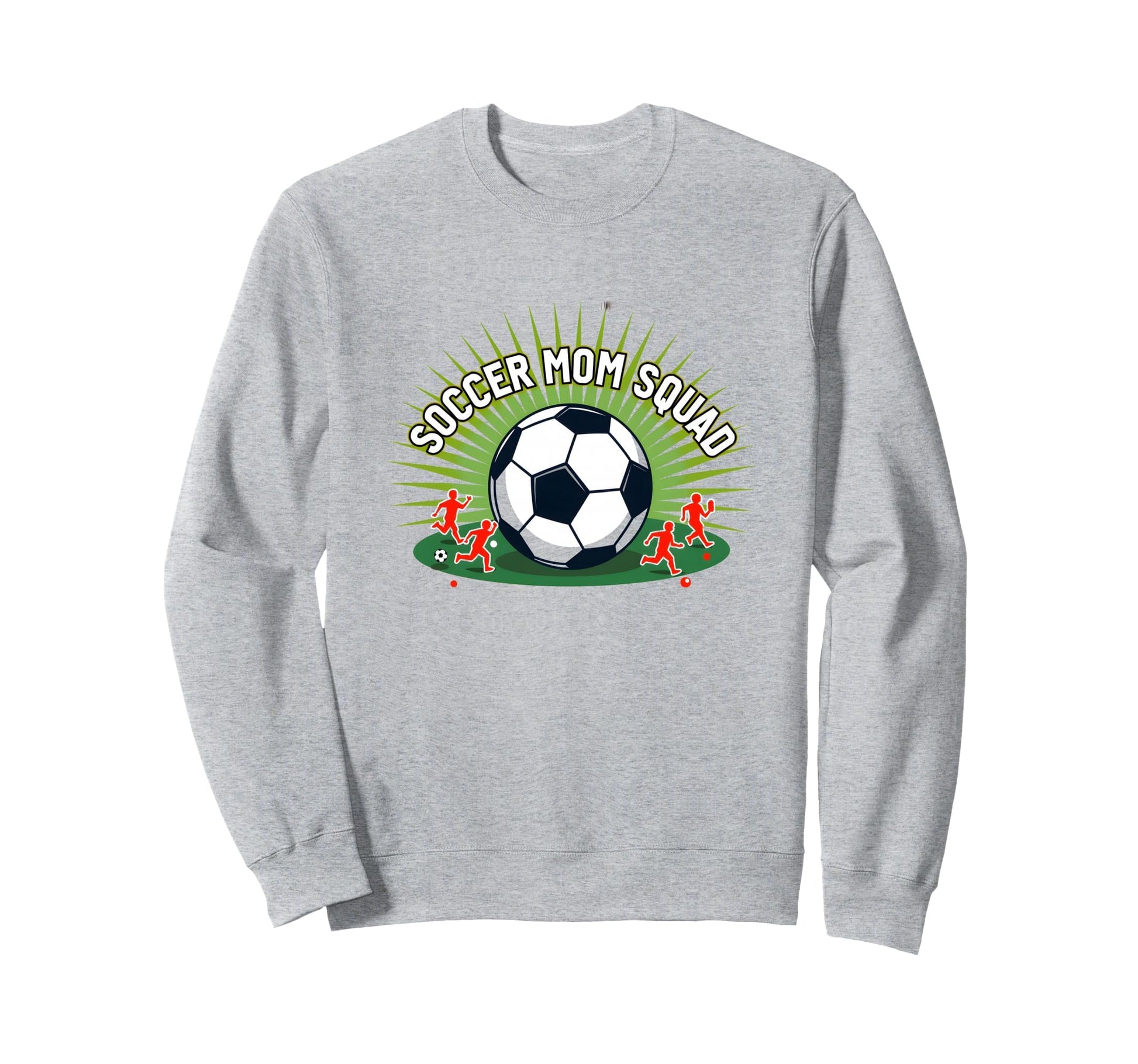 Soccer Mom Squad Sporty Parent Sweatshirt - Minimalist Print Men Women - T-Shirt, Sweatshirt, Hoodie