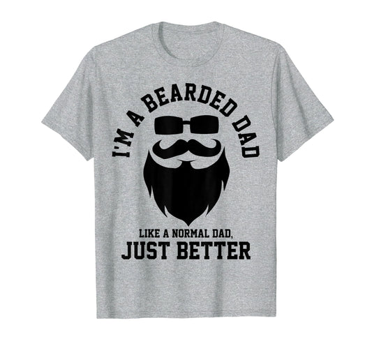 Beard Bearded Daddy Dad Husband T-Shirt - Novelty Apparel for Adults - T-Shirt, Sweatshirt, Hoodie