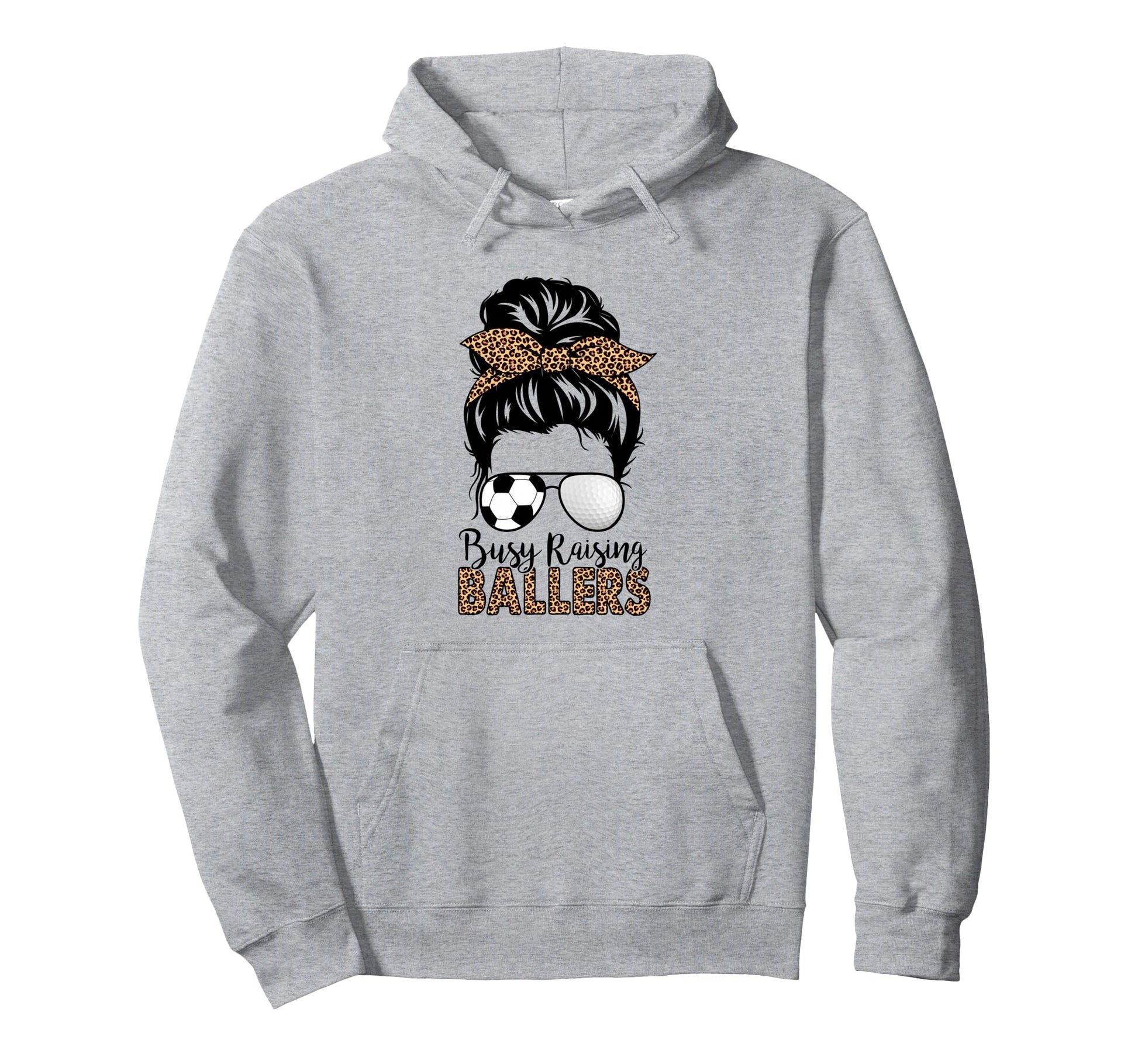 Busy Raising Ballers Soccer And Golf Hoodie - Unique Graphic for Adults - T-Shirt, Sweatshirt, Hoodie