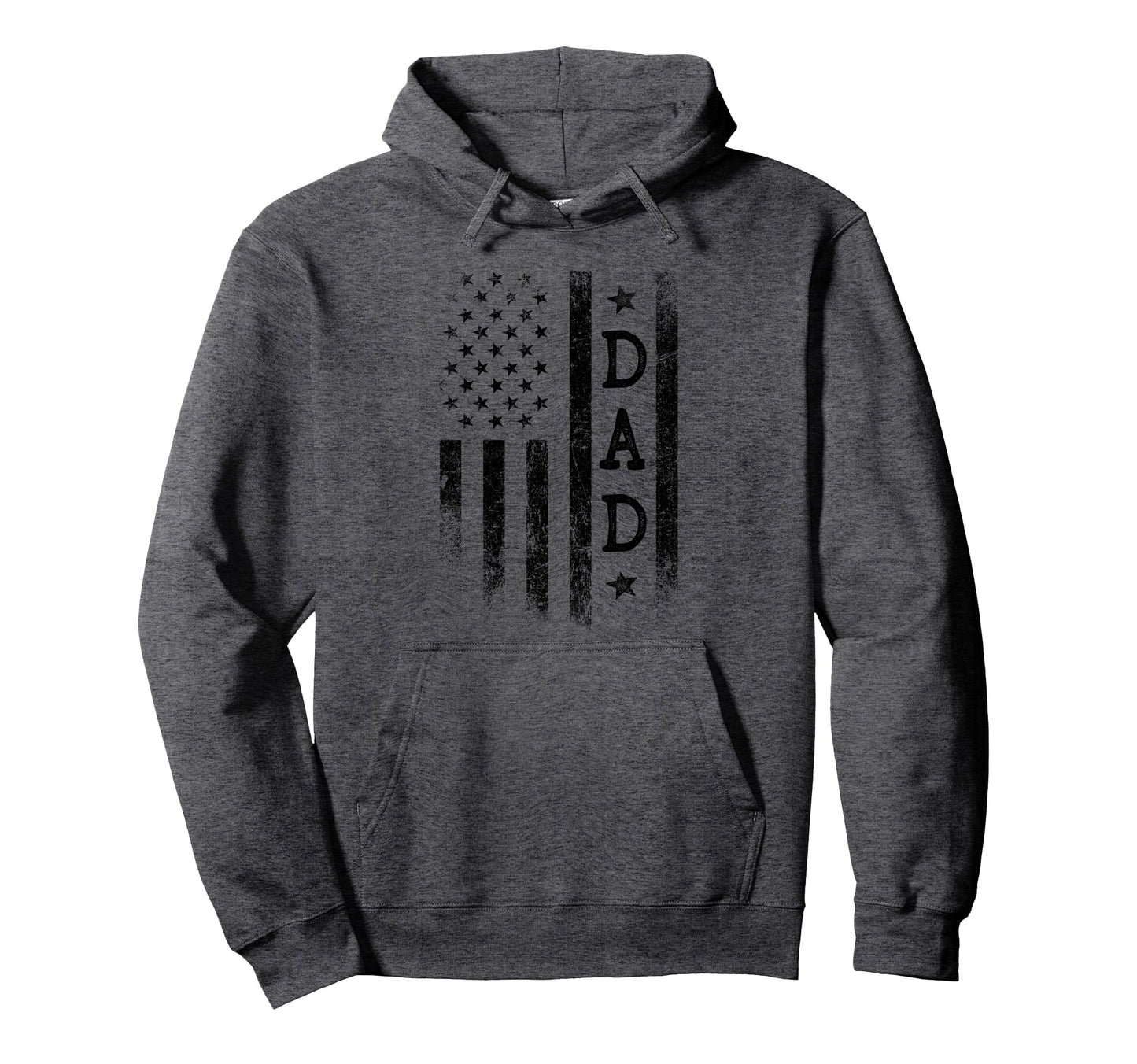 Dad Patriotic American Usa Flag Fathers Hoodie - Unique Graphic Men Women - T-Shirt, Sweatshirt, Hoodie