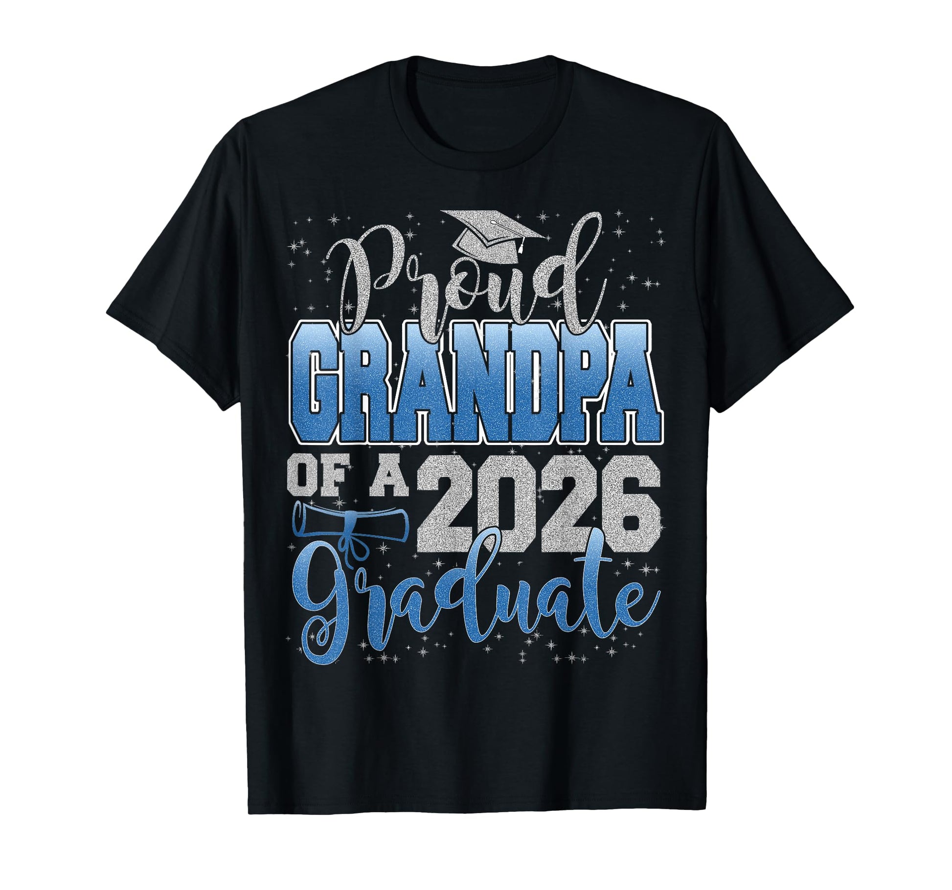 Proud Grandpa Class 2026 Graduate Senior T-Shirt - Unique Graphic Unisex - T-Shirt, Sweatshirt, Hoodie